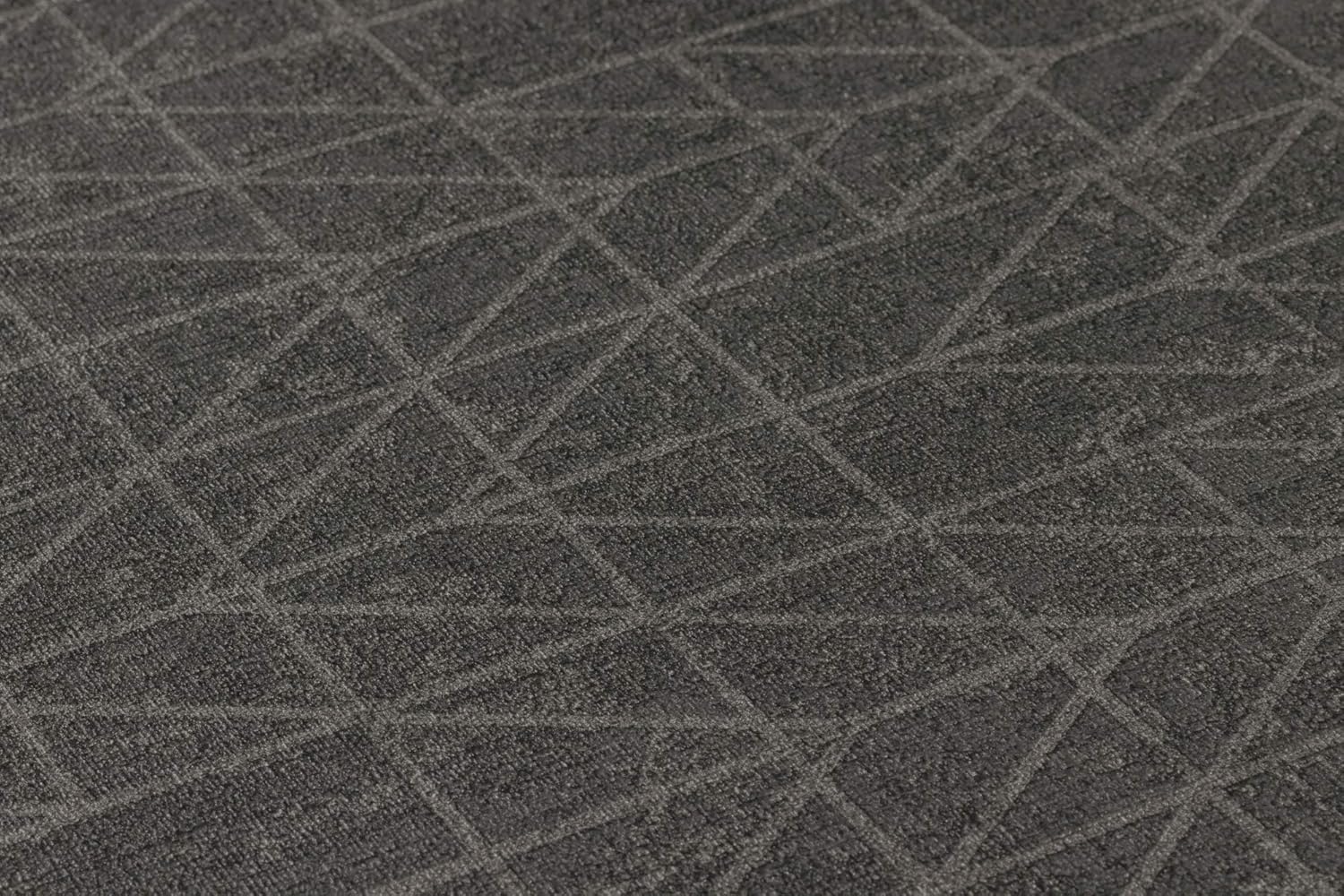 A.S. Creation 37174-1 non woven wallpaper Ethnic Origin, Metallic, Schwarz