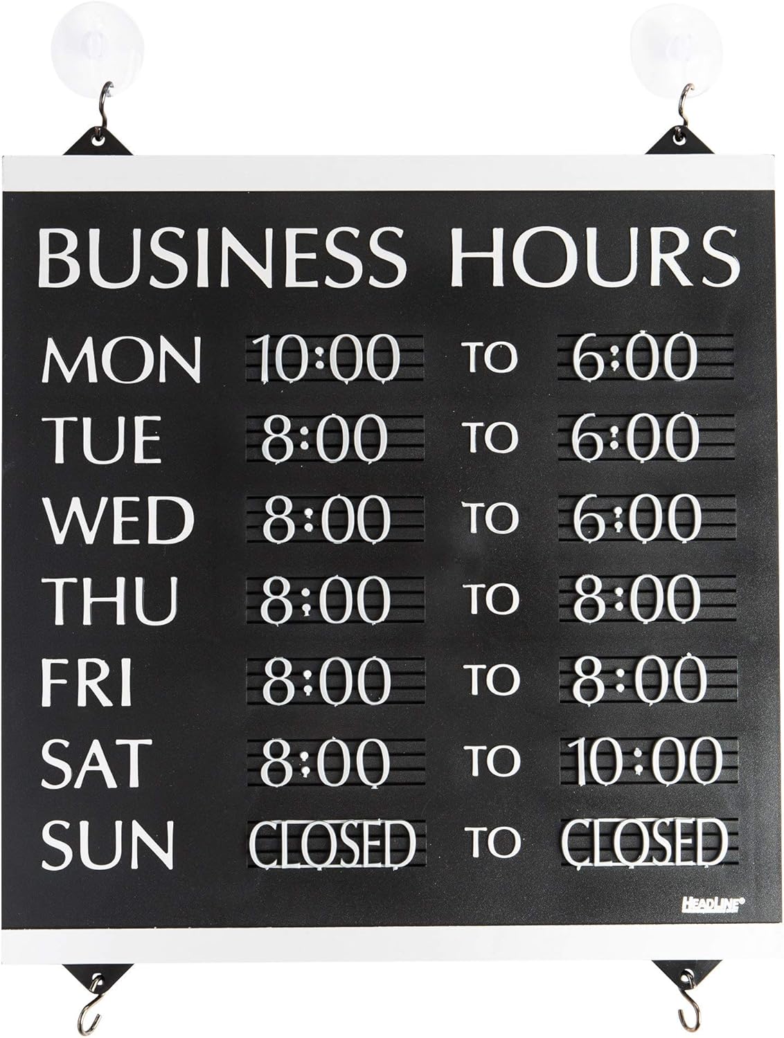 Table Top King 4247 Century Series 13" x 14" Black Heavy