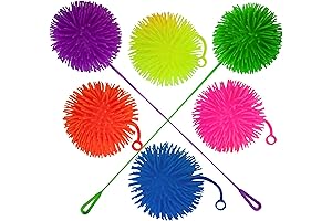 Set of 6 Light Up Puffer Ball Yo-Yos by Pudgy Pedro’s Party Supplies