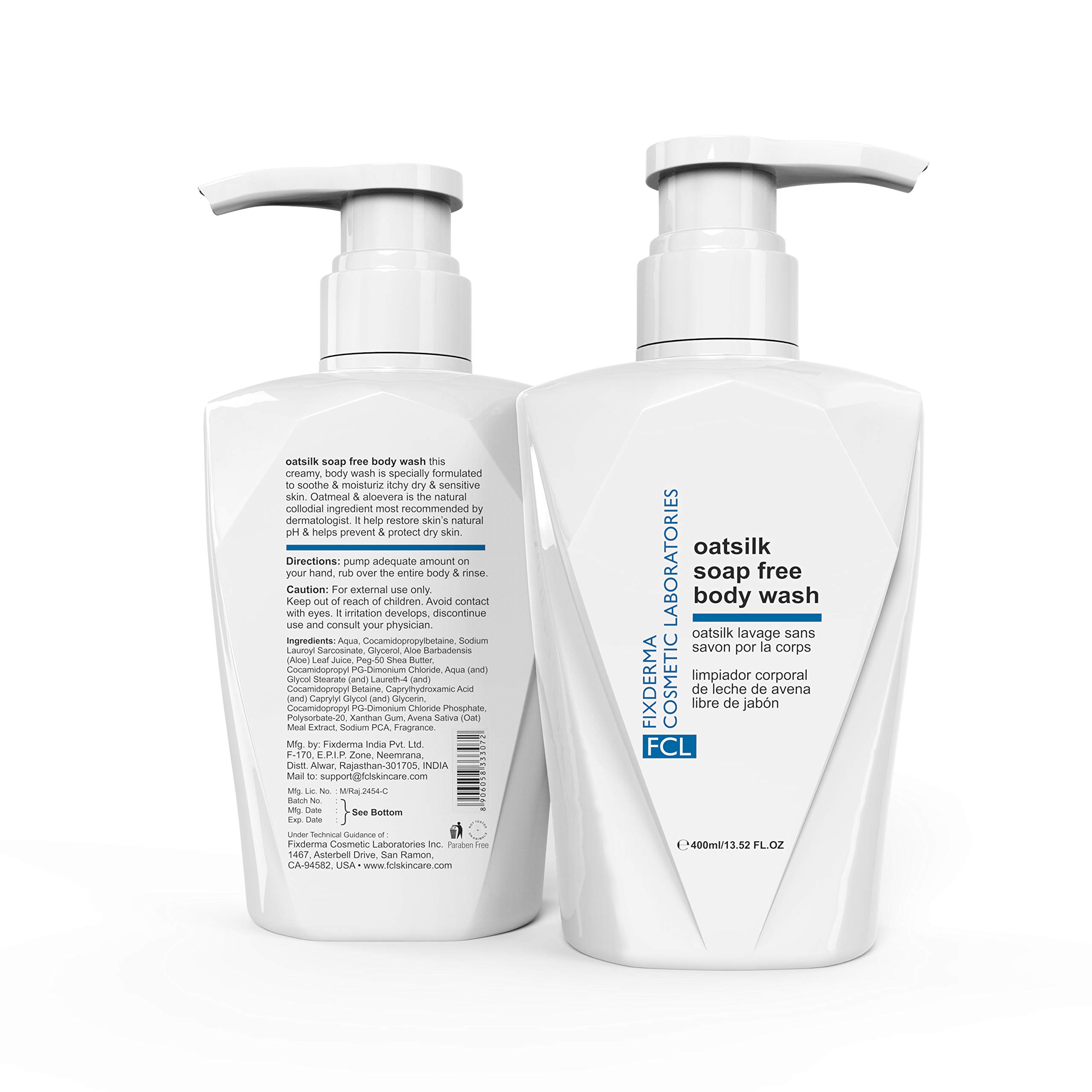 Buy FCL Oatsilk Soap Free Body Wash For Non Irritation Dryness