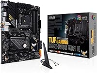 ASUS TUF Gaming B550-PLUS WiFi II Motherboard: AMD Ryzen AM4, PCIe 4.0 M.2, WiFi 6, 2.5Gb LAN, DrMOS Power for Stable Gaming