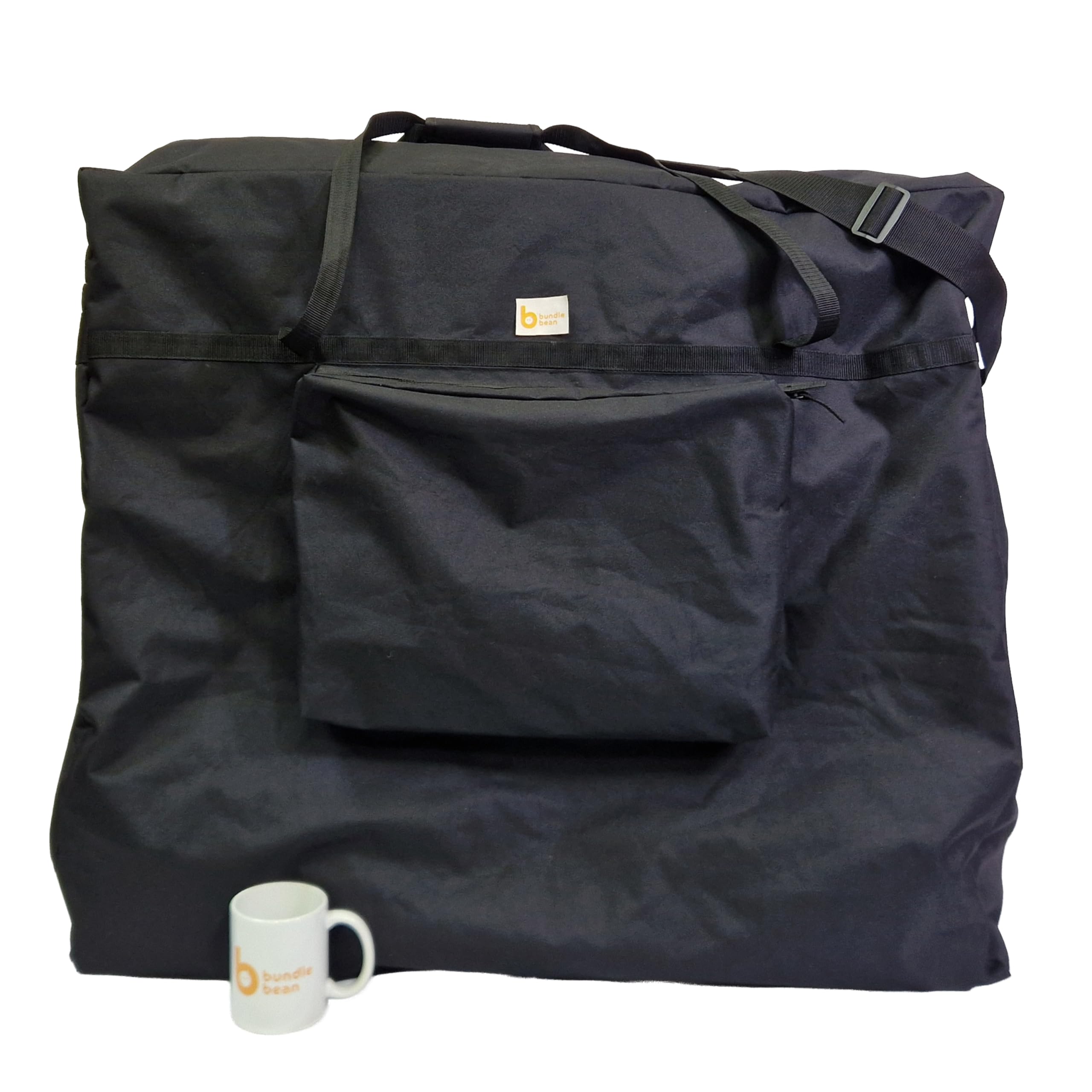 BundleBean Borsa protettiva per sedia a rotelle e custodia per sedia a rotelle, protettiva, imbottita, resistente, con serratura (dimensioni 05 80 x 90 x 40 cm)