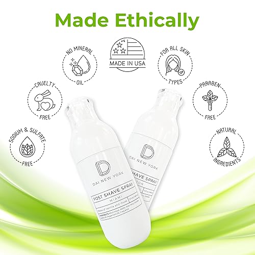 Miniatura 2 de Spray para después del afeitado, fórmula natural sin alcohol, solución para después del afeitado para mujeres y hombres, 5 onzas (cítrico floral