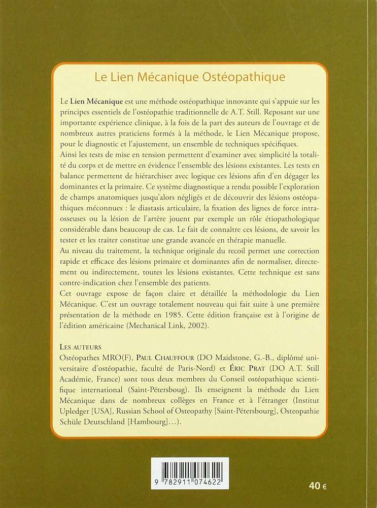 Amazon.fr - Le lien mécanique ostéopathique (tome 1
