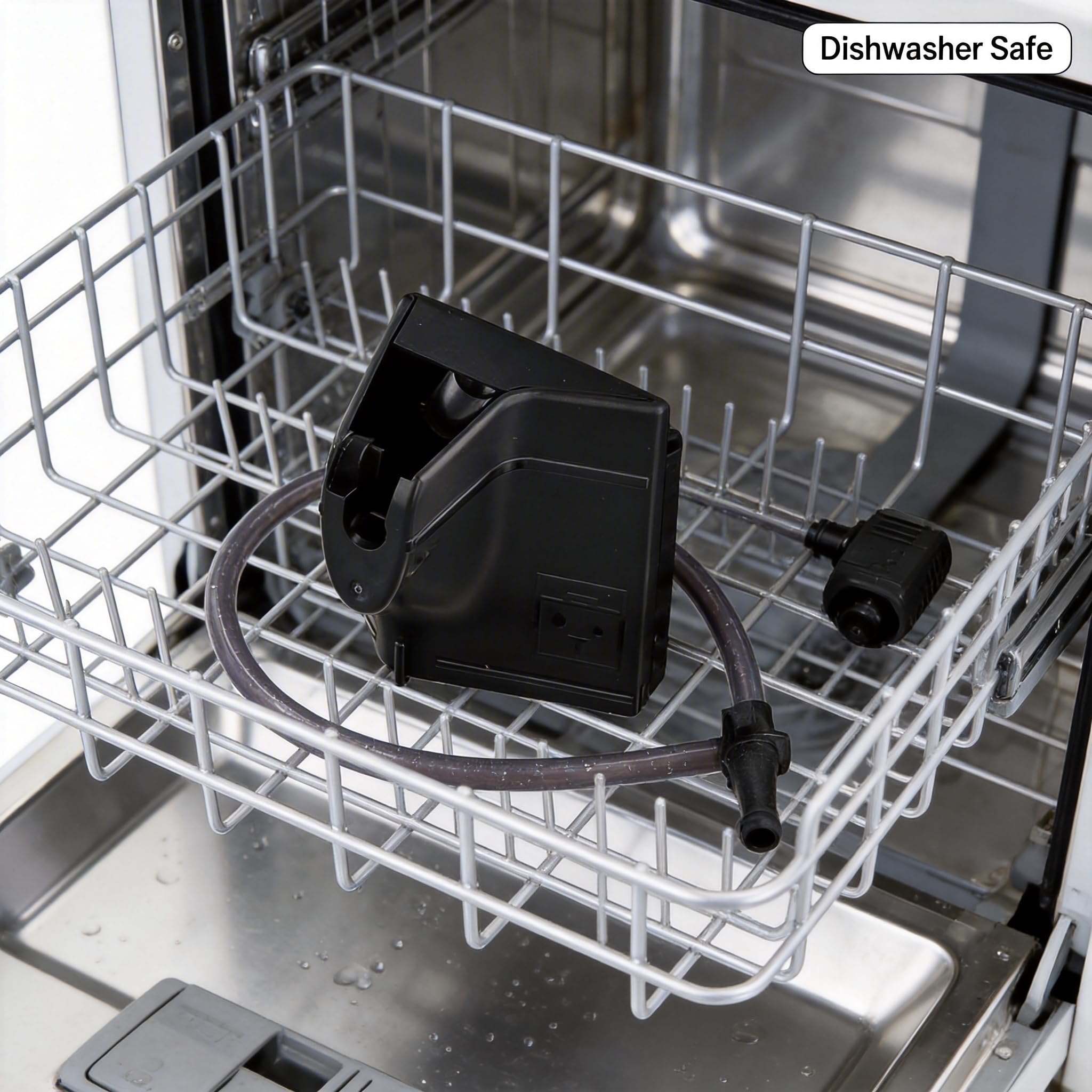 Für Siemens Zubehör, Milchbehälter-Adapter,TZ70001 für Siemens EQ700, für Siemens EQ900 Kaffeevollautomaten, kompatibel mit externen Milchbehältern, Original-Zubehör, spülmaschinengeeignet | für Siemens EQ900 Kaffeevollautomaten, kompatibel mit externen M