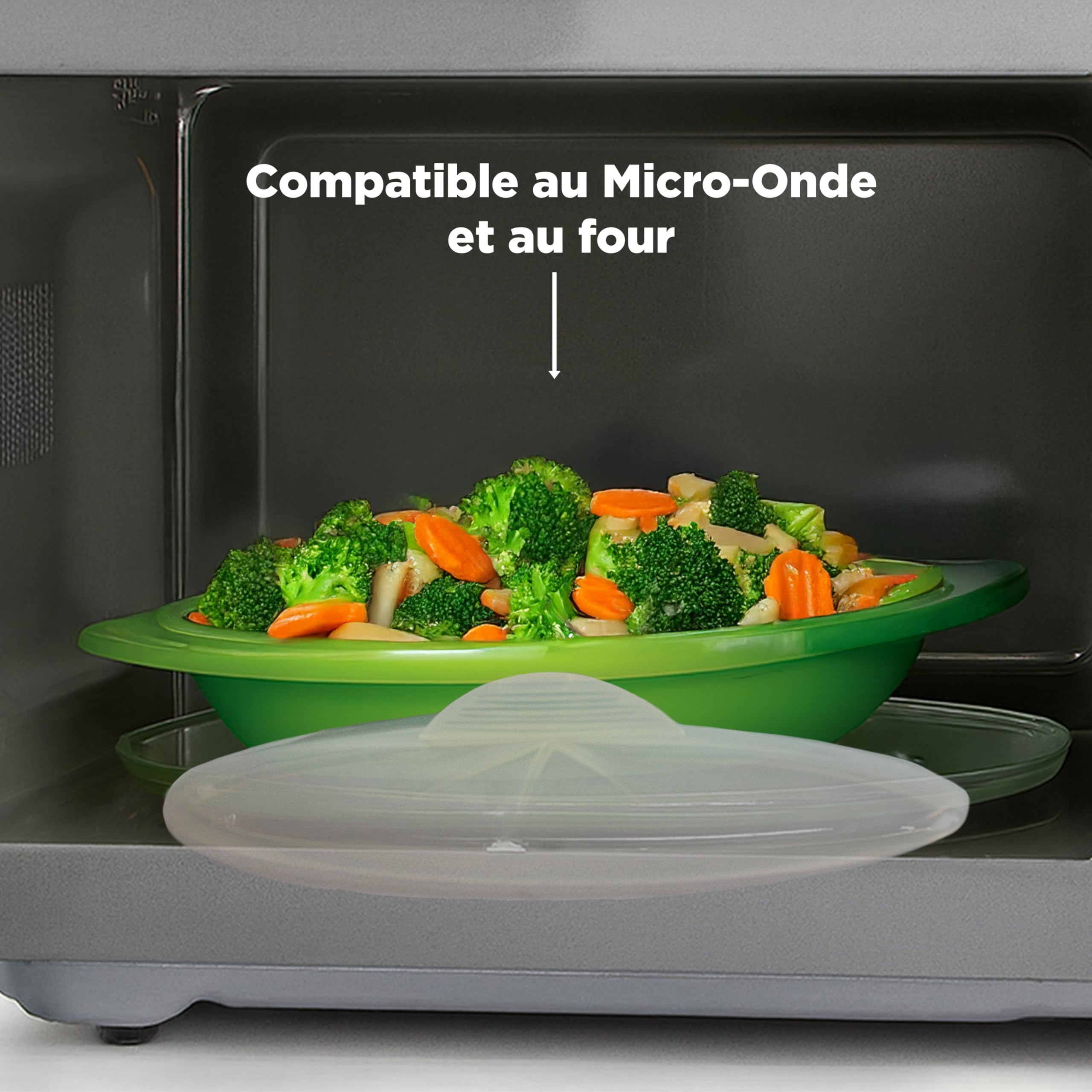 Mastrad - Papillotes Silicone Lot De 2 (360 ml) – Cuisson Vapeur Saine Micro-ondes & Four - Flexibles & Anti-Adhérentes – -40°C à 220°C – Poignées Rigides - Silicone Sans BPA