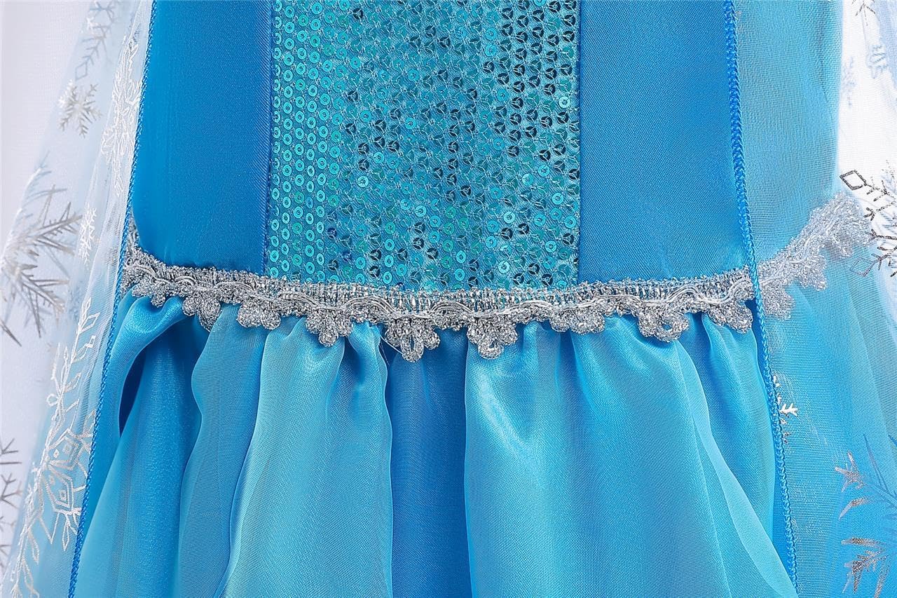 Dressy Daisy Toddler Little Girls' Ice Princess Dress Costume Birthday Halloween Christmas Fancy Party Dresses