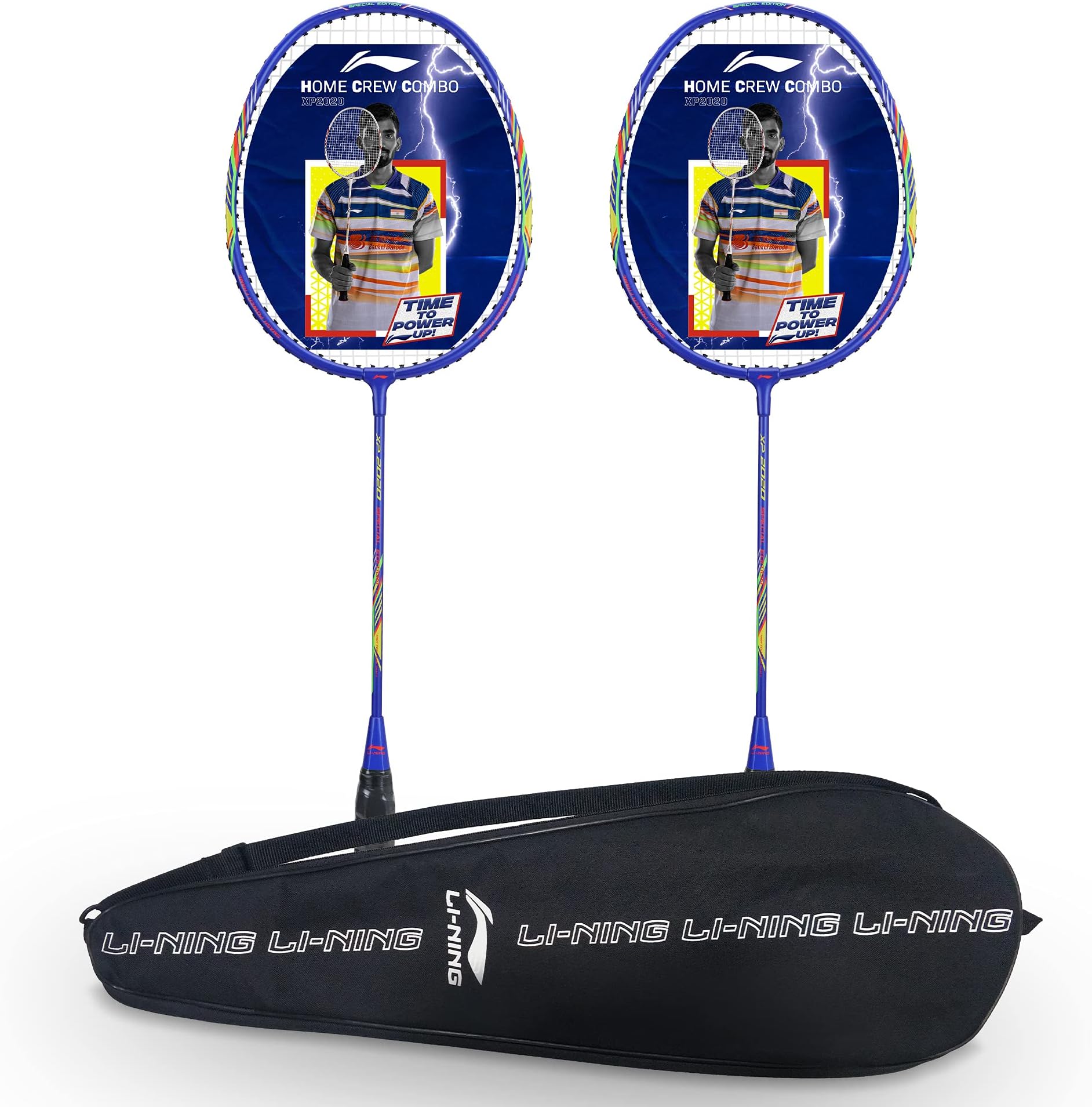 LiNing Aluminium Xp 2020 Set Of 2 Blue, Badminton Amazon.in Sports