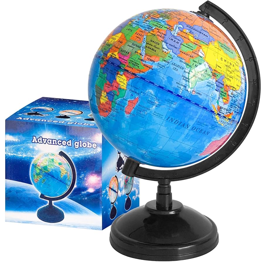 【おまけ付き】15YEARS CHRONICLE / globe VEVOR Rotating World Globe with Stand, 8 in/203.2 mm