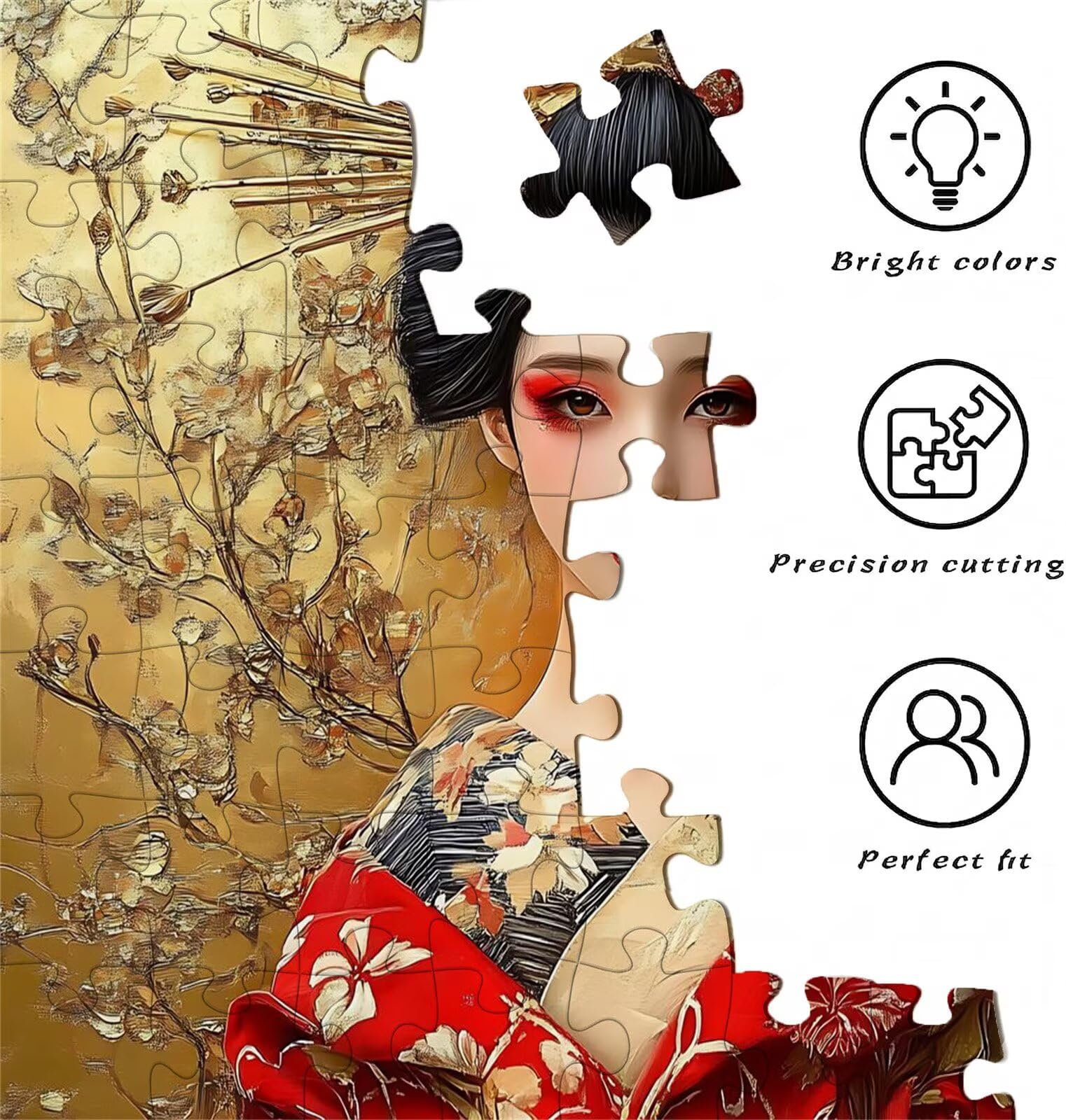 Puzzle 5000 Teile, Holzpuzzle Erwachsene Japan Schönheit Impossible Klassische Jigsaw Puzzles 156.5 x 105.5 cm, Familien Spiel, Puzzle Stressabbau Denkspiel, Home Dekor w0-738