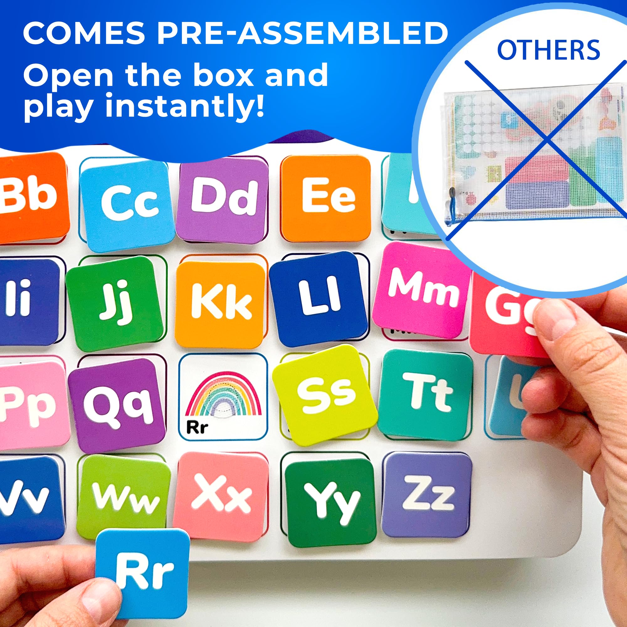 QUOKKA Activity Busy Book For Kids, Montessori Busy Board For 3-5 Year Olds - Image 2