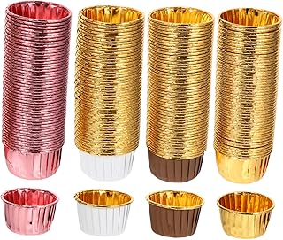 GRADENEVE 200pcs Cake Cups Cake Mold Paper Muffin Cake Liner Anti-scald Cups Mini Paper Cups Mini Baking Cups Cupcake Case...