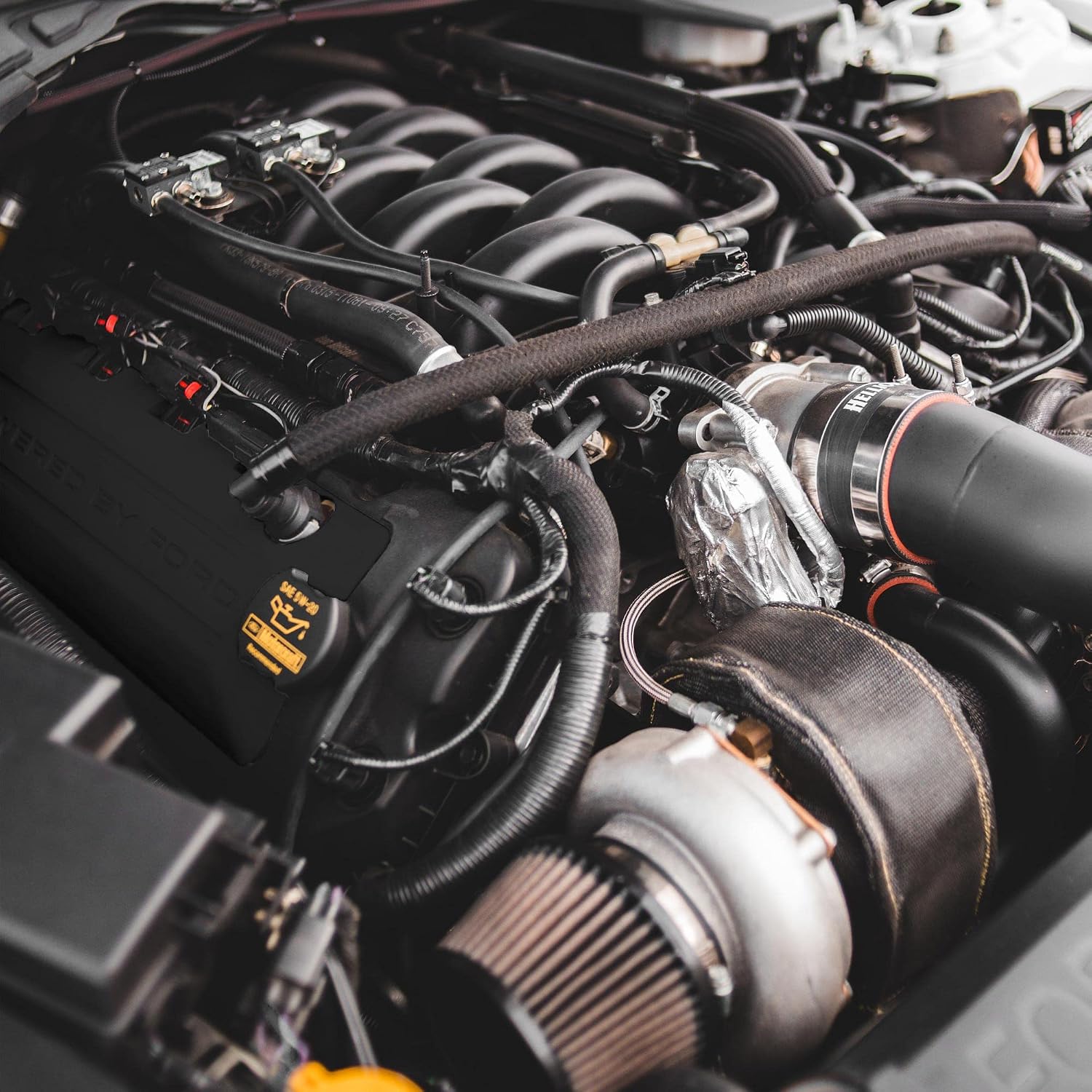 ERA Paints Black Engine Paint With Omni-Curing Catalyst Technology - 2K Aerosol Glossy Finish With High Temp Resistance And Extreme Durability Against Color Fade And Chemicals Like Brake Fluid