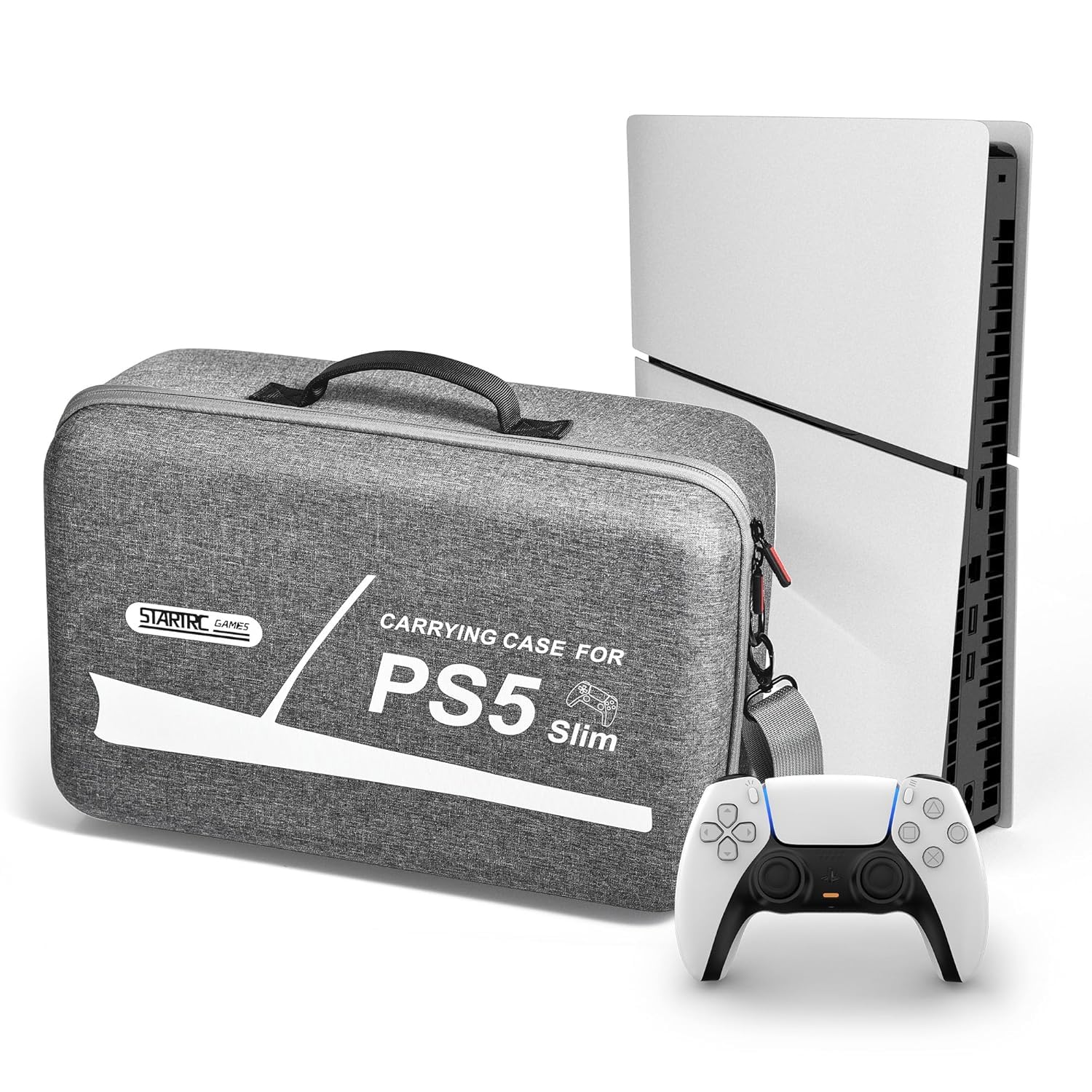 ZORBES® Carrying Case Compatible with PS5 Slim, Hard Shell Case Holds 2023 Playstation 5 Slim Console and DualSense Controllers, Travel Bag for Vertical Base Accessories Use (B0D22F4DKY) Amazon Price History, Amazon Price Tracker