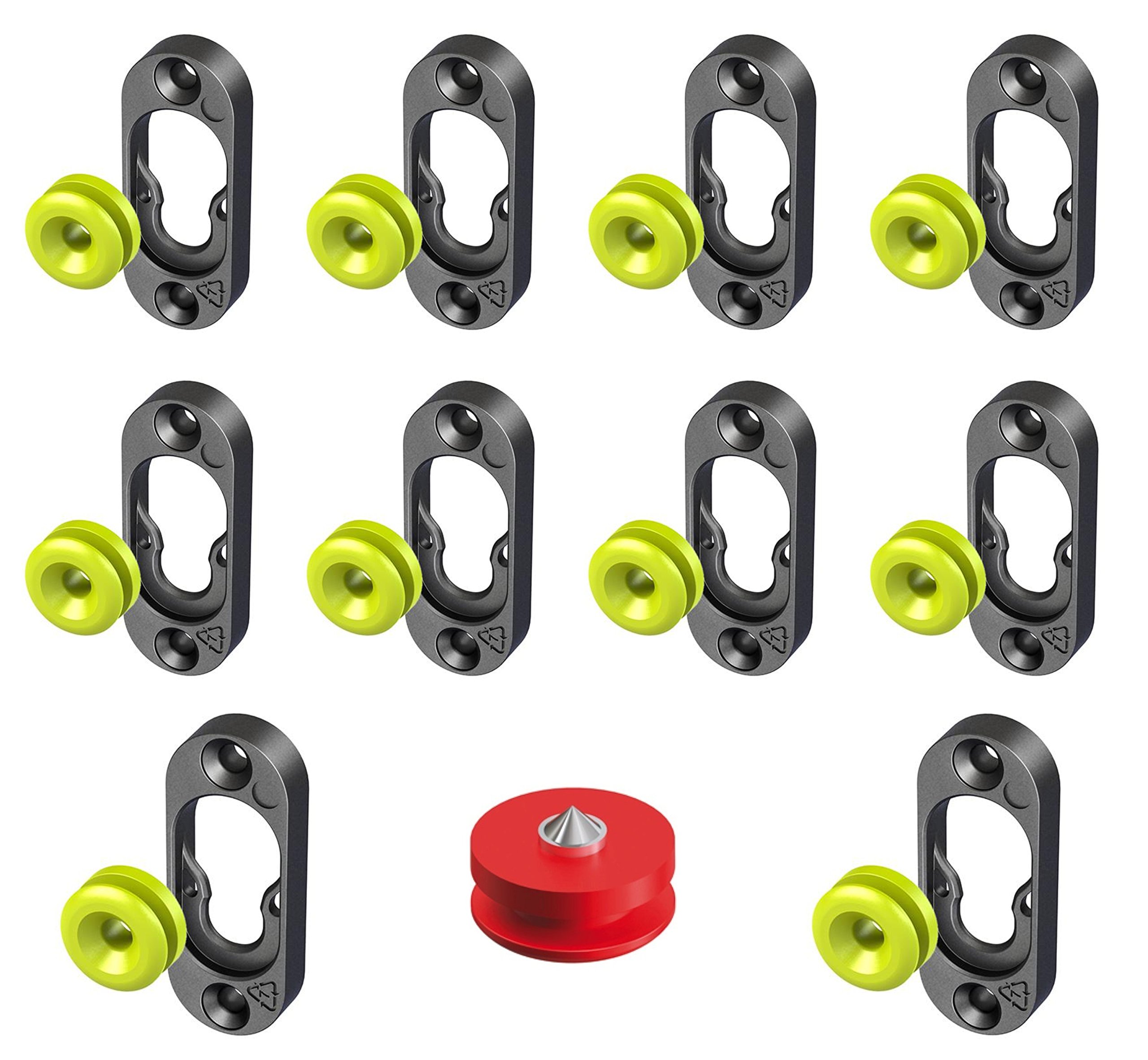 10x Button Fix Type 1 Flush Bracket Marker Guide Kit Connecting Parallel Panels