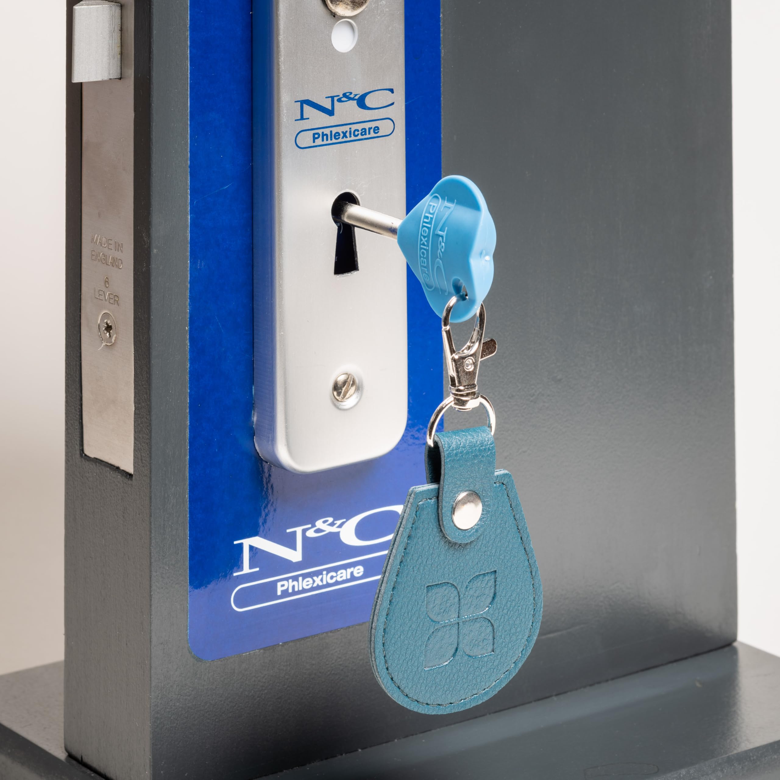 Blue Badge Co Genuine NKS Radar Key for Disabled Toilets UK with Recycled Bottles Keyring in Peacock - Image 2