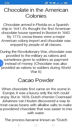 History Of Chocolate