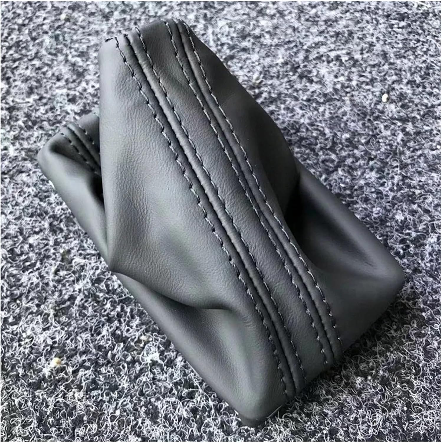 LHD Automatic Car Leather Gear Shift Knob Shift Knobs Boot Compatible with A3 A4 A5 A6 A7 Q3 Q5 A1 Q7(A4 A5 Q5)
