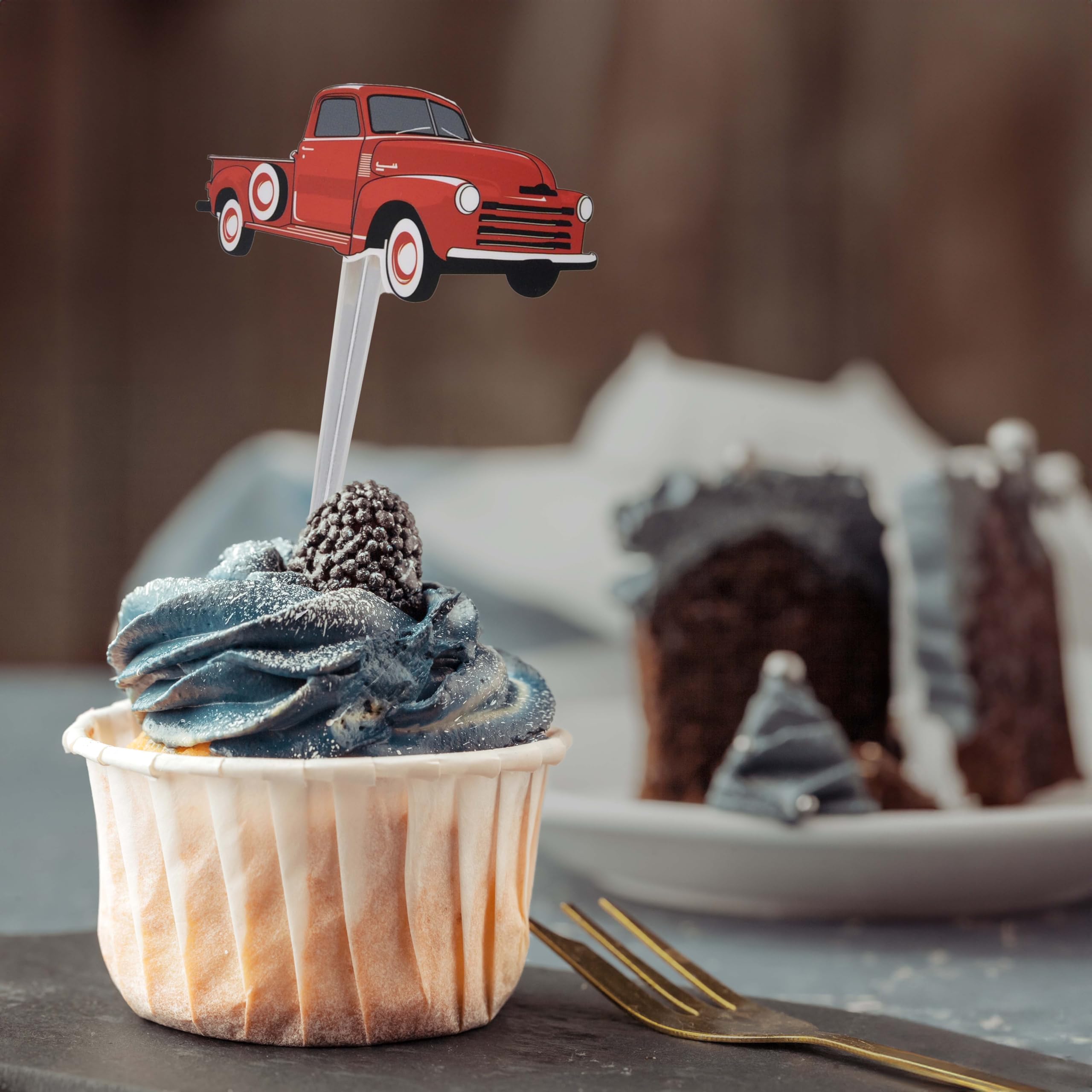 Monster Truck Cupcake Toppers Monster Truck Party Decorations