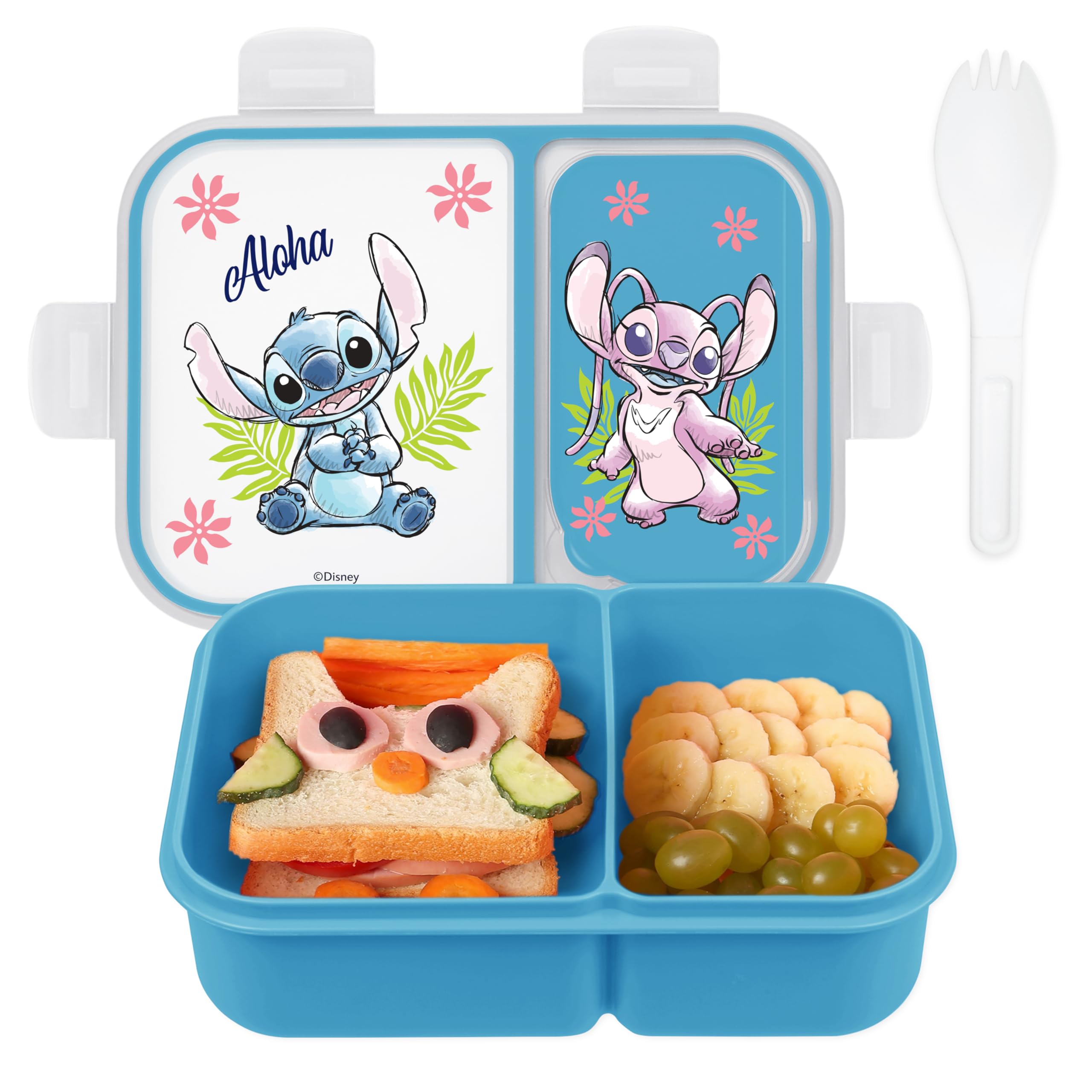 Amazon｜ディズニー弁当箱 - 漏れ防止子供用ランチボックス 分割