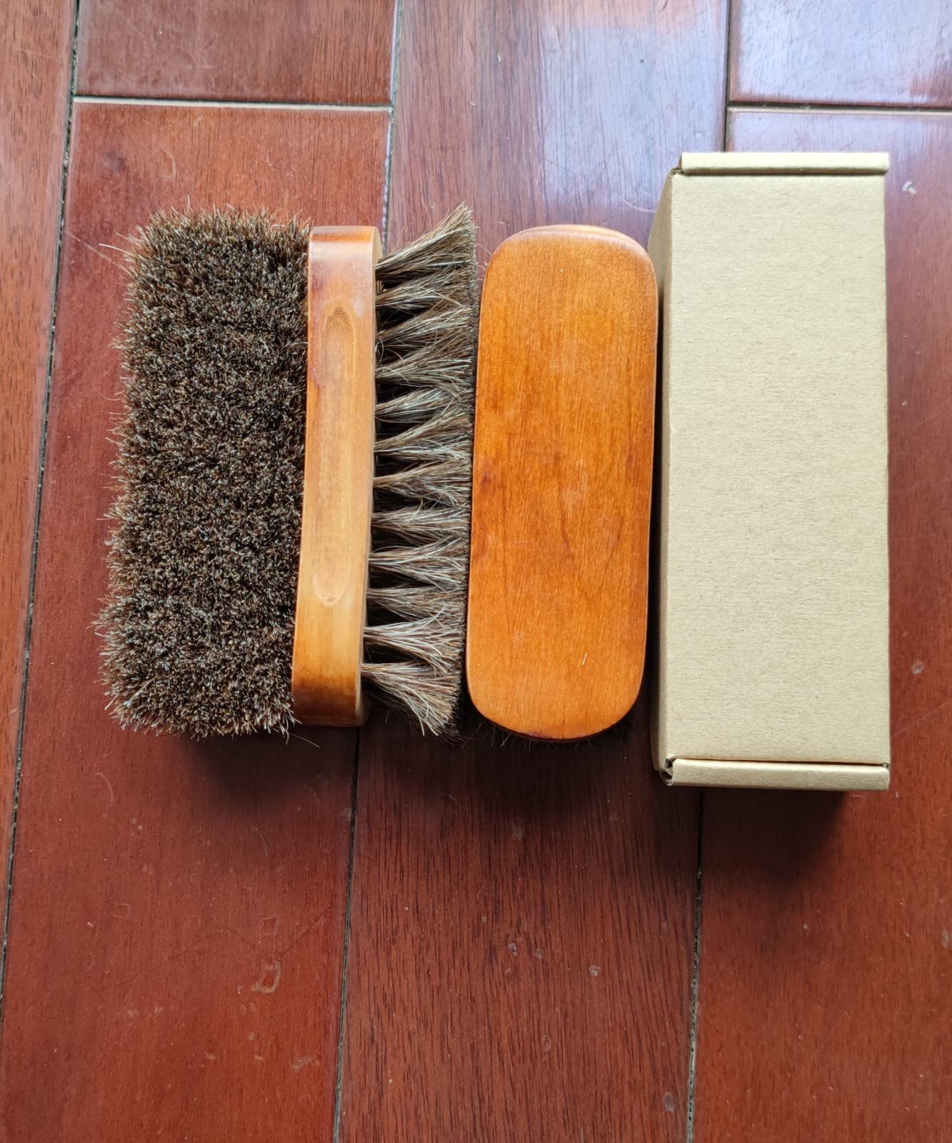 Spazzola Per Lucidatura In Crine Di Cavallo Manico In Legno Uso Per Scarpe In Pelle Borsa Cappotto Seggiolino Auto Rimozione E Lucidatura Della Polvere Morbida,5 Pezzi