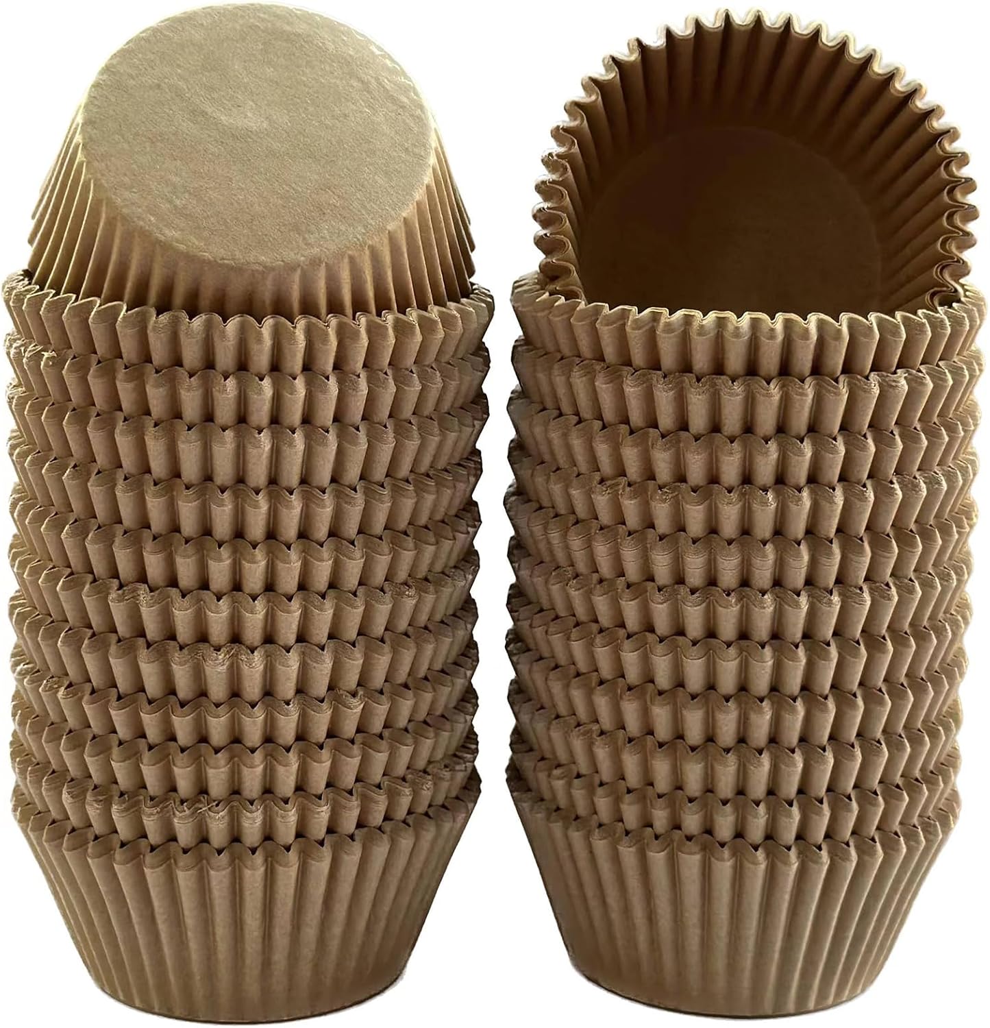 Cokiecan 600 Count Natural Cupcake Liners Standard Size