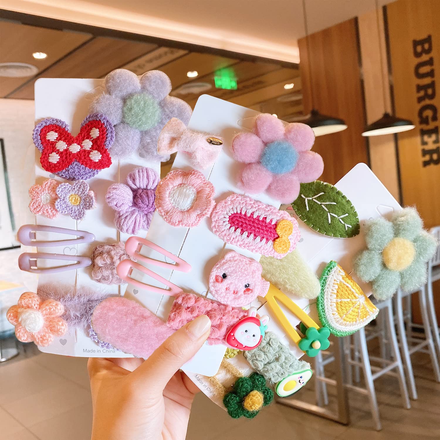 Amazon.co.jp: キッズヘアアクセサリ ベビーヘアクリップ ANYTOP