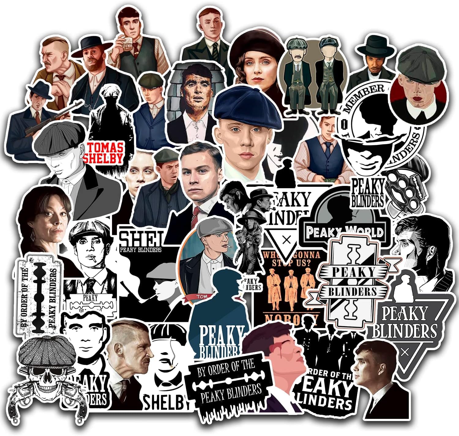 Peaky Blinders Stickers: Style Your Space, By Order of the Blinders!