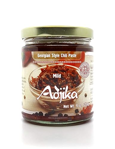 Pasta de chile estilo georgiano Adjika-(MILD) 1 tarro 9 oz (255g)