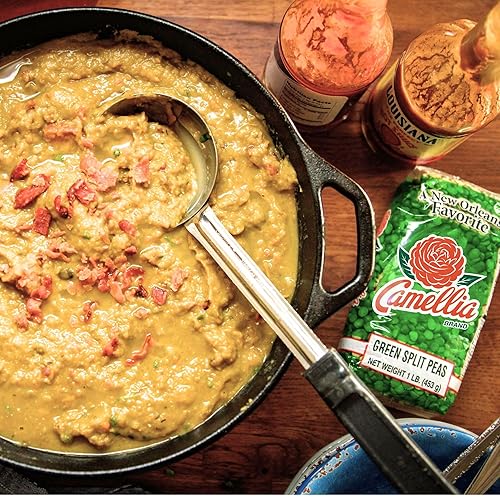 Miniatura 5 de Camellia Brand Guisantes verdes secos divididos  Guisantes partidos de alta calidad sin OMG para sopa abundante de guisantes partidos, guisos, purés