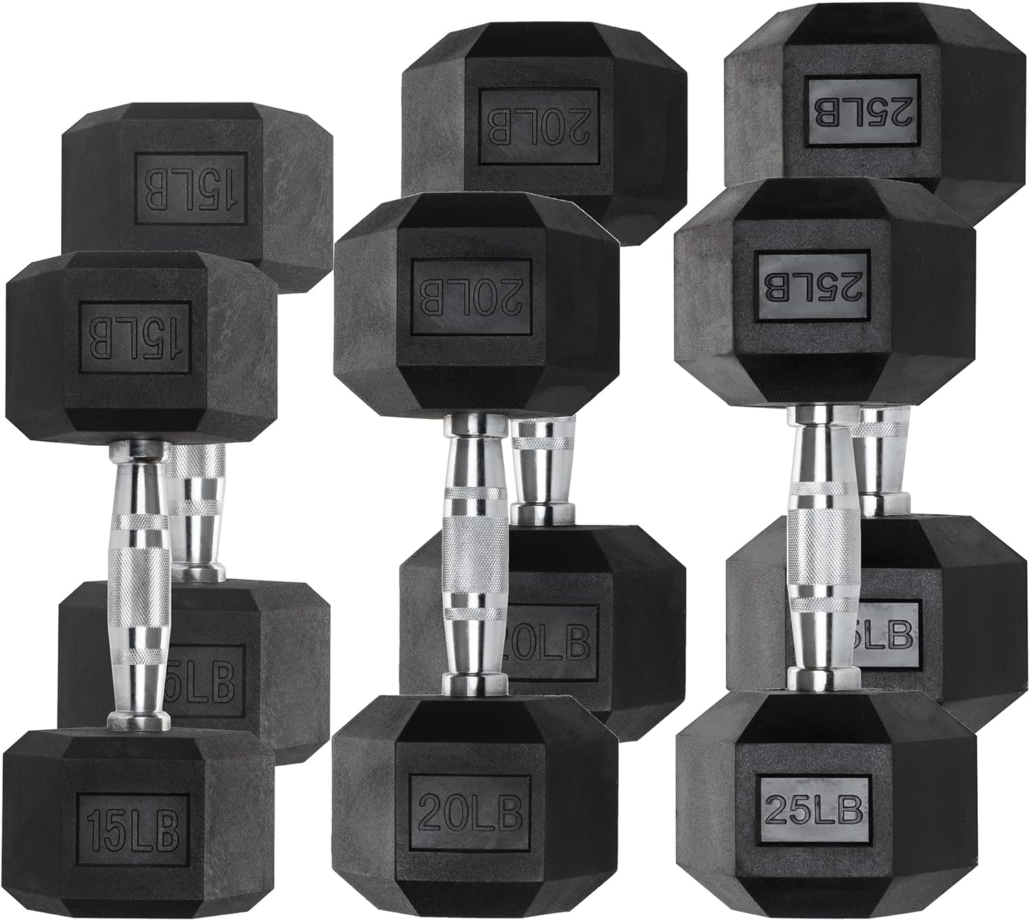 Buy Iron Crush Hex Dumbbell Sets Heavy Duty PVC Coated Weights