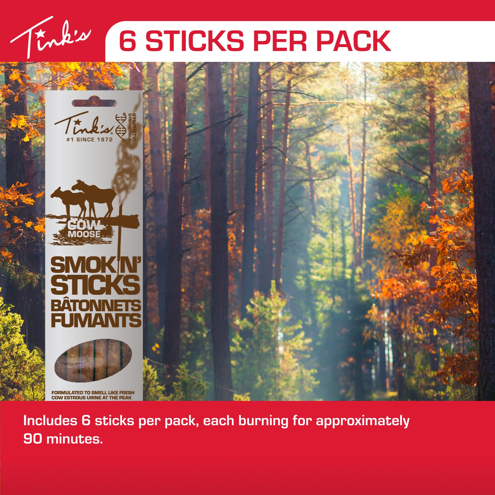 tobacco stick hunting preserve Amazon.com : TINK'S Moose Cow Estrous Urine Smokin' Stick 6 Pack  Lure/Attractant