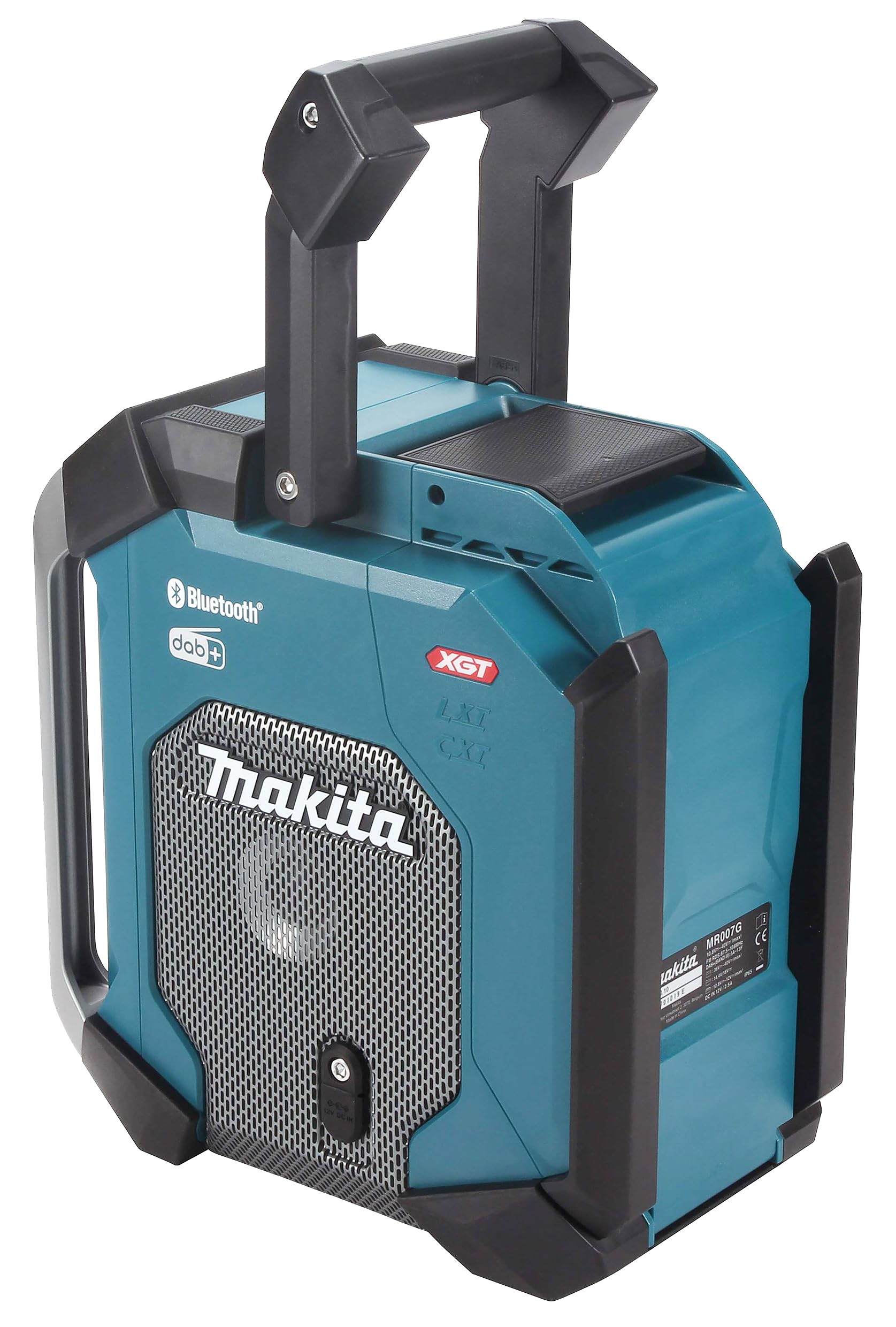 Makita MR007GZ Baustellenradio 18 V, 40 V Max., DAB, DAB+, FM, Bluetooth, Petrol, ohne Akku, ohne Ladegerät