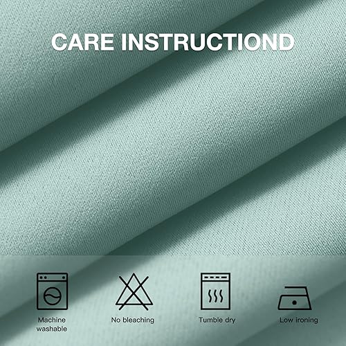 Miniatura 6 de COSVIYA Cortinas opacas con ojales para oscurecer la habitación, color azul índigo, 2 paneles de 84 pulgadas de largo, poliéster grueso, bloqueo de