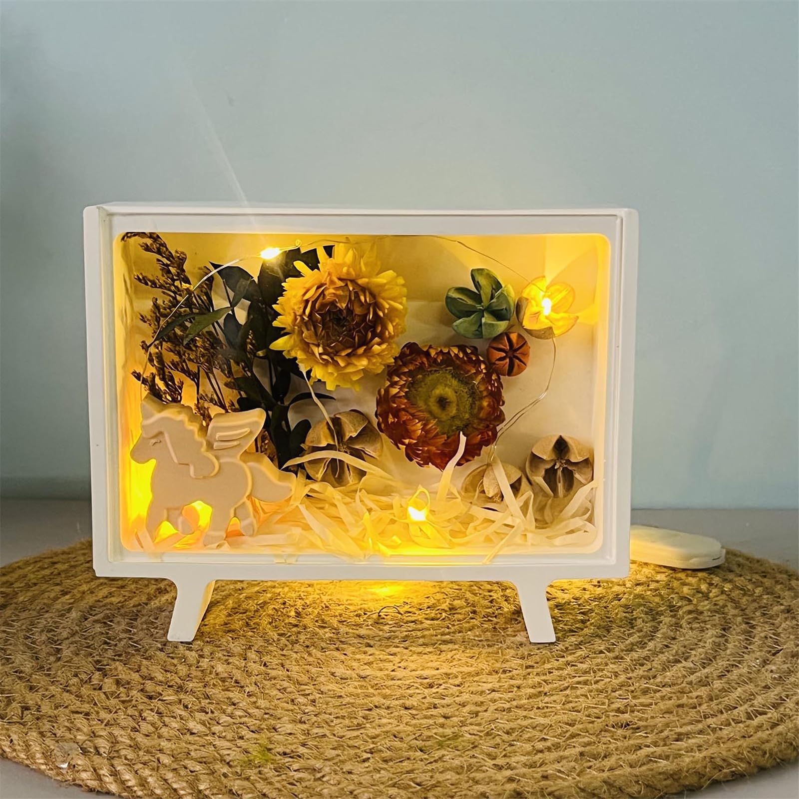 Molde de almacenamiento de silicona fácil de disolver para resina y regalos creativos paisaje, contenedor rectangular, moldes epoxi, moldes decorativos de silicona para manualidades
