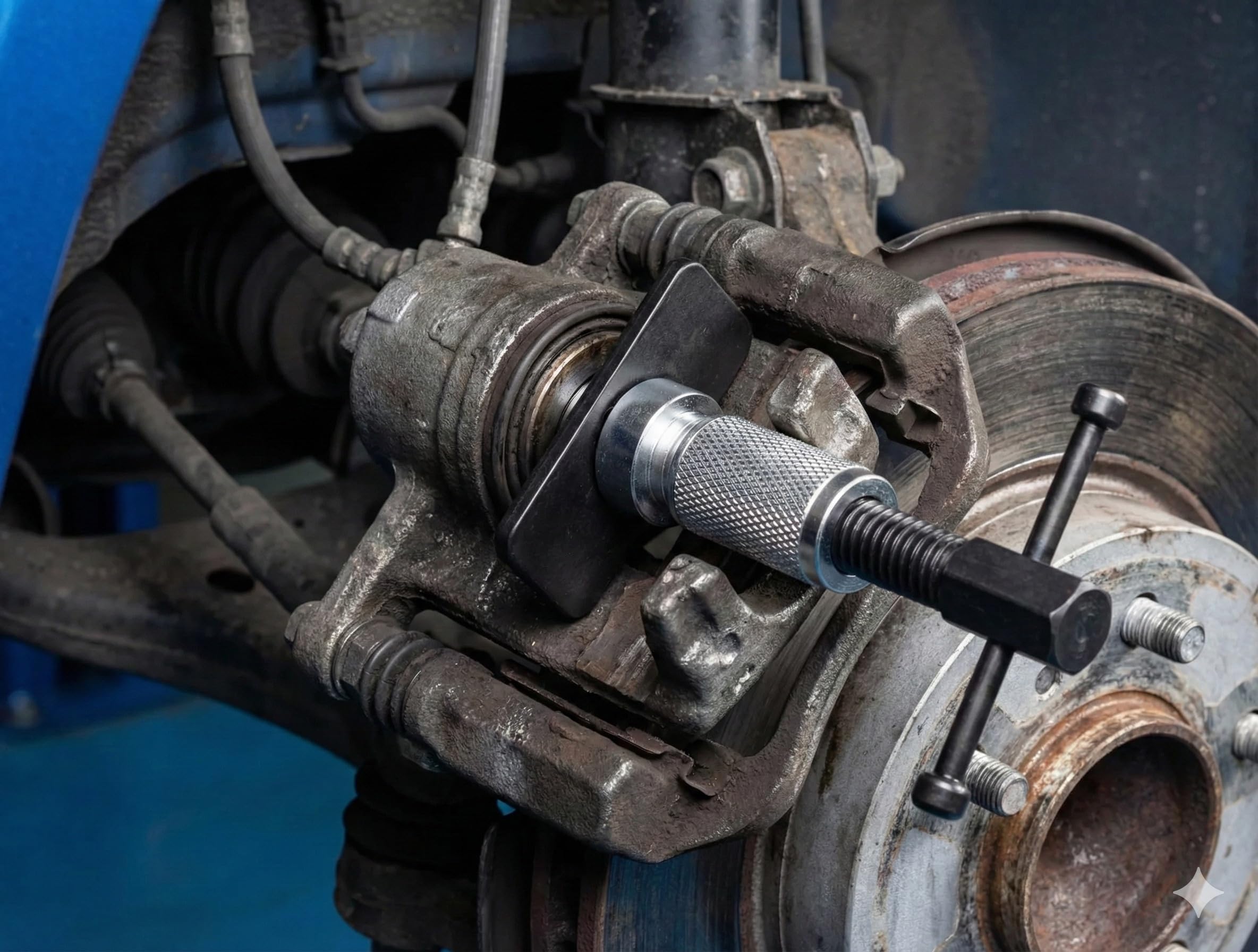 Pistone Ganascia Freno Vento-retro Avvolgimento A Bocca Doppia Utensile Per Ford Audi VW 449773