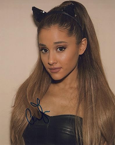 Foto firmada de Ariana Grande de 8x10