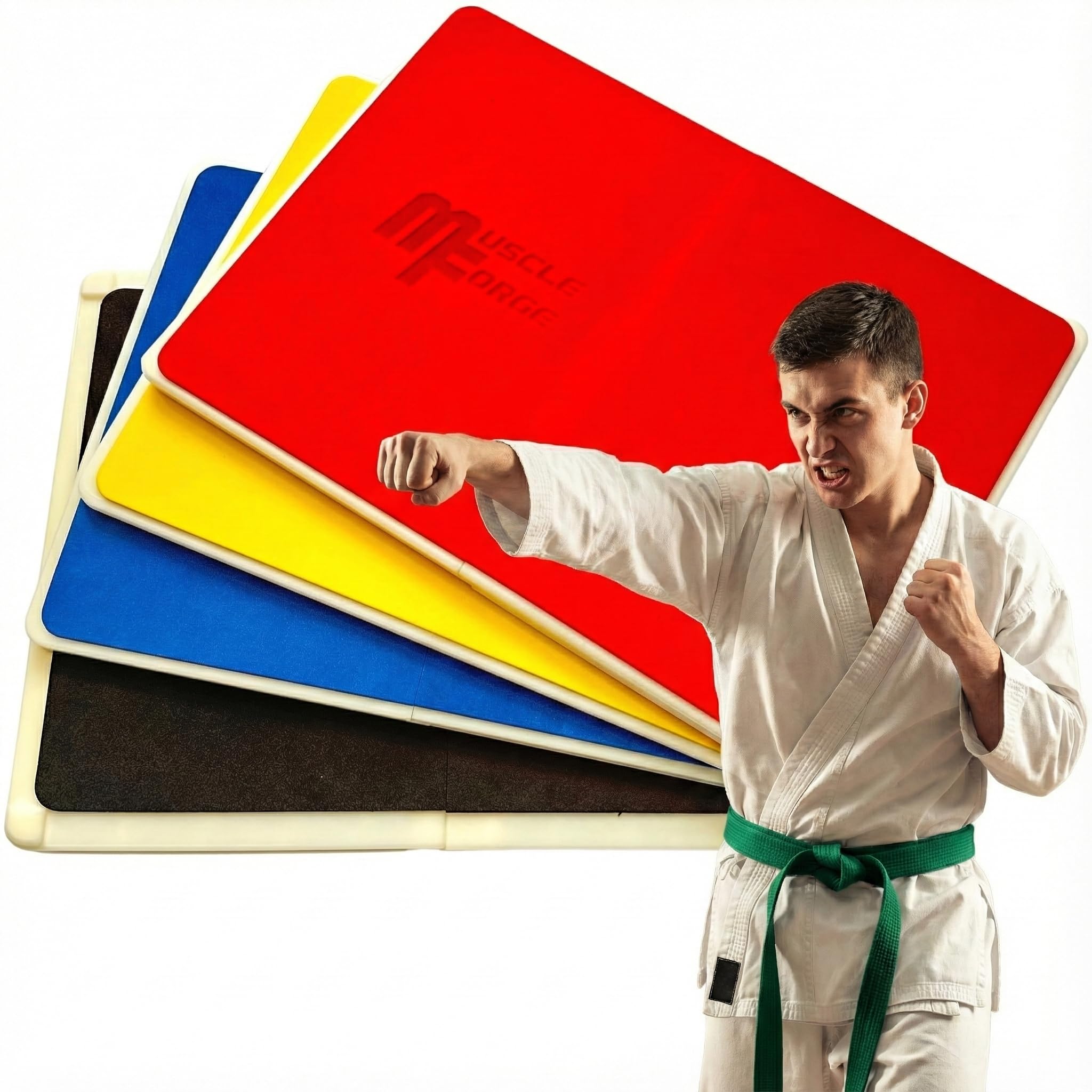 Tabla de Rotura de Artes Marciales Karate MMA Taekwondo Foam-Covered 6/8/10/16 mm