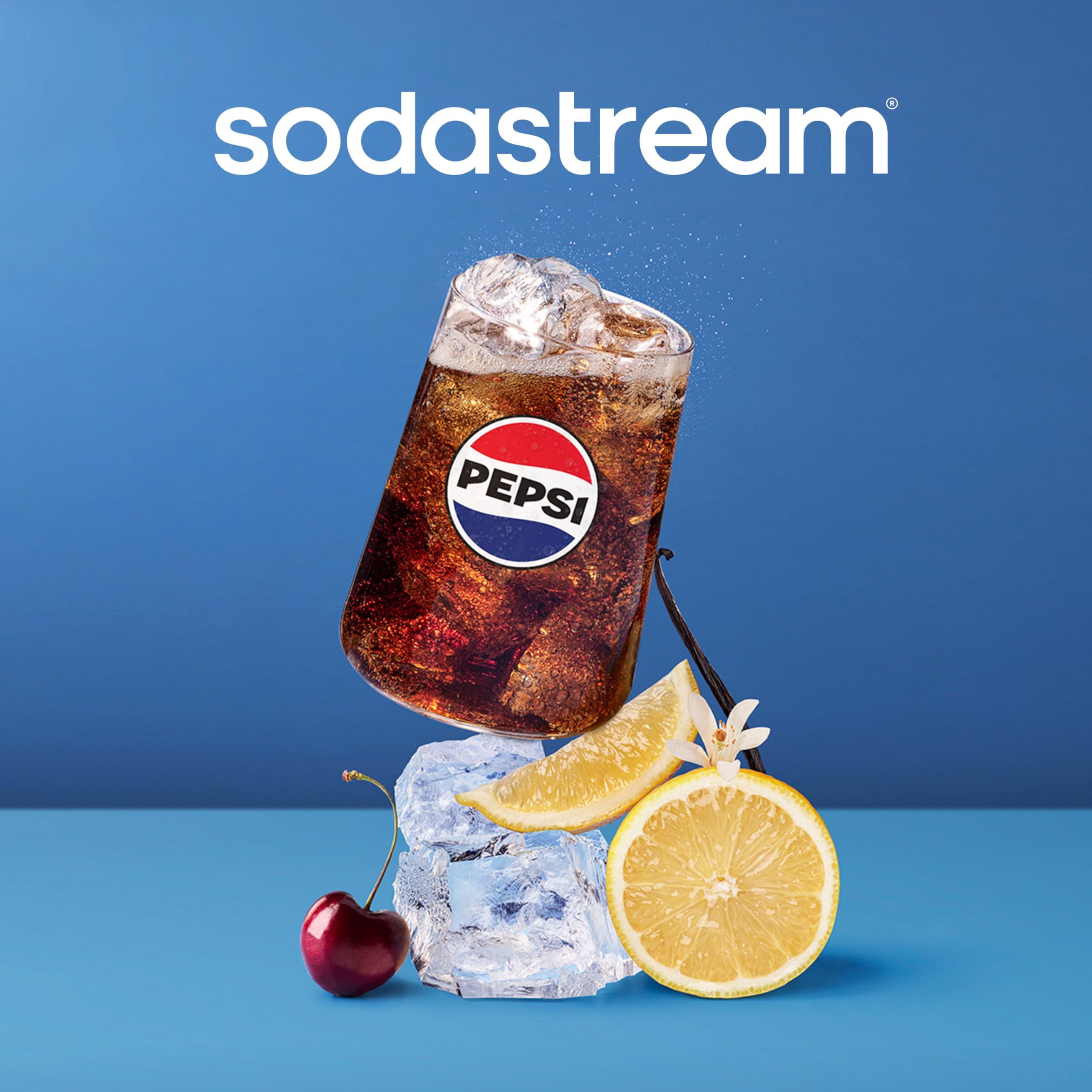 SodaStream Pepsi, Starry & MTN Dew Variety Pack, Zero Sugar, Variety Pack, New Pour Bottle 440ml, (Pack of 3)