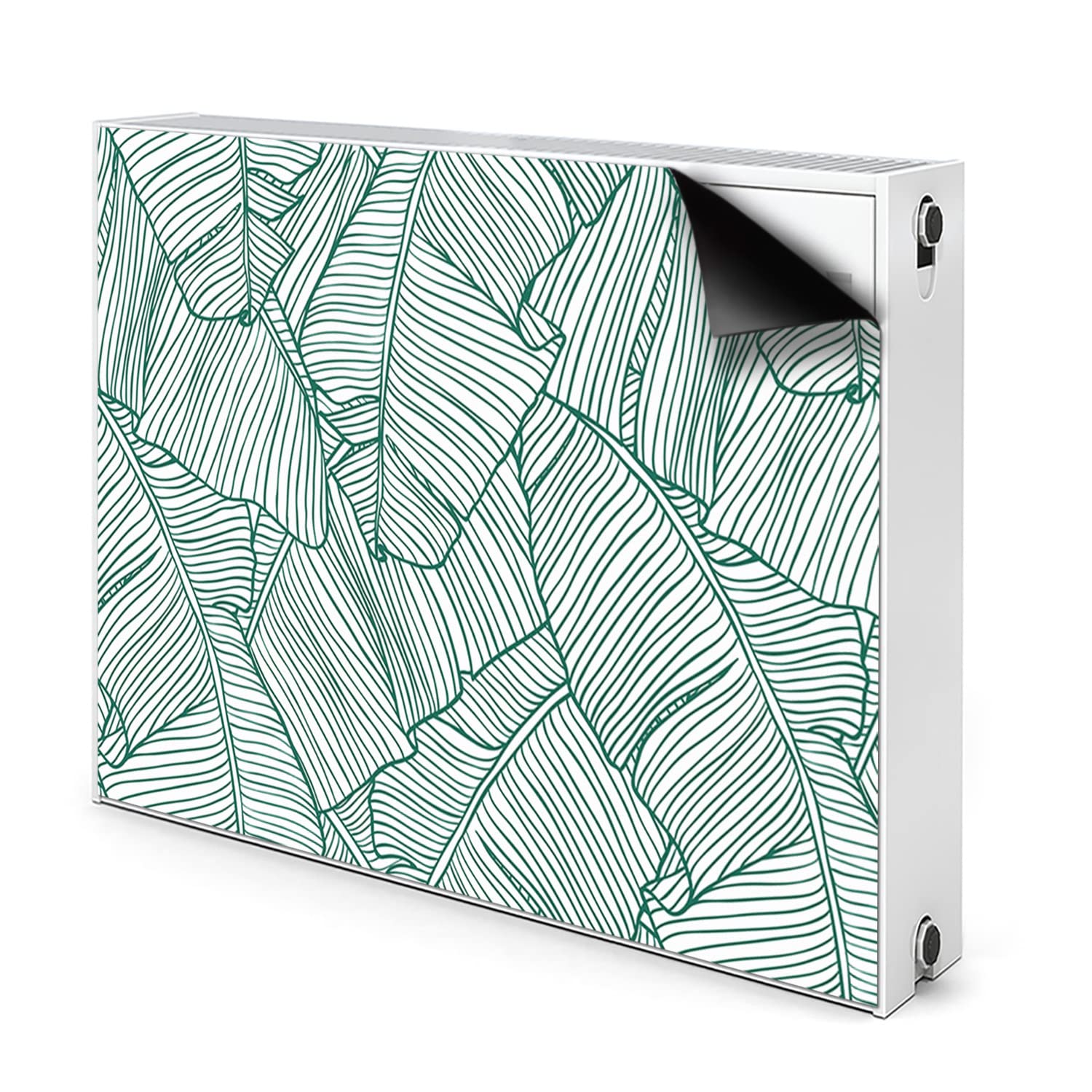Couverture Vert pour Radiateur 90x60 Decormat : Ambiance Nature Salon