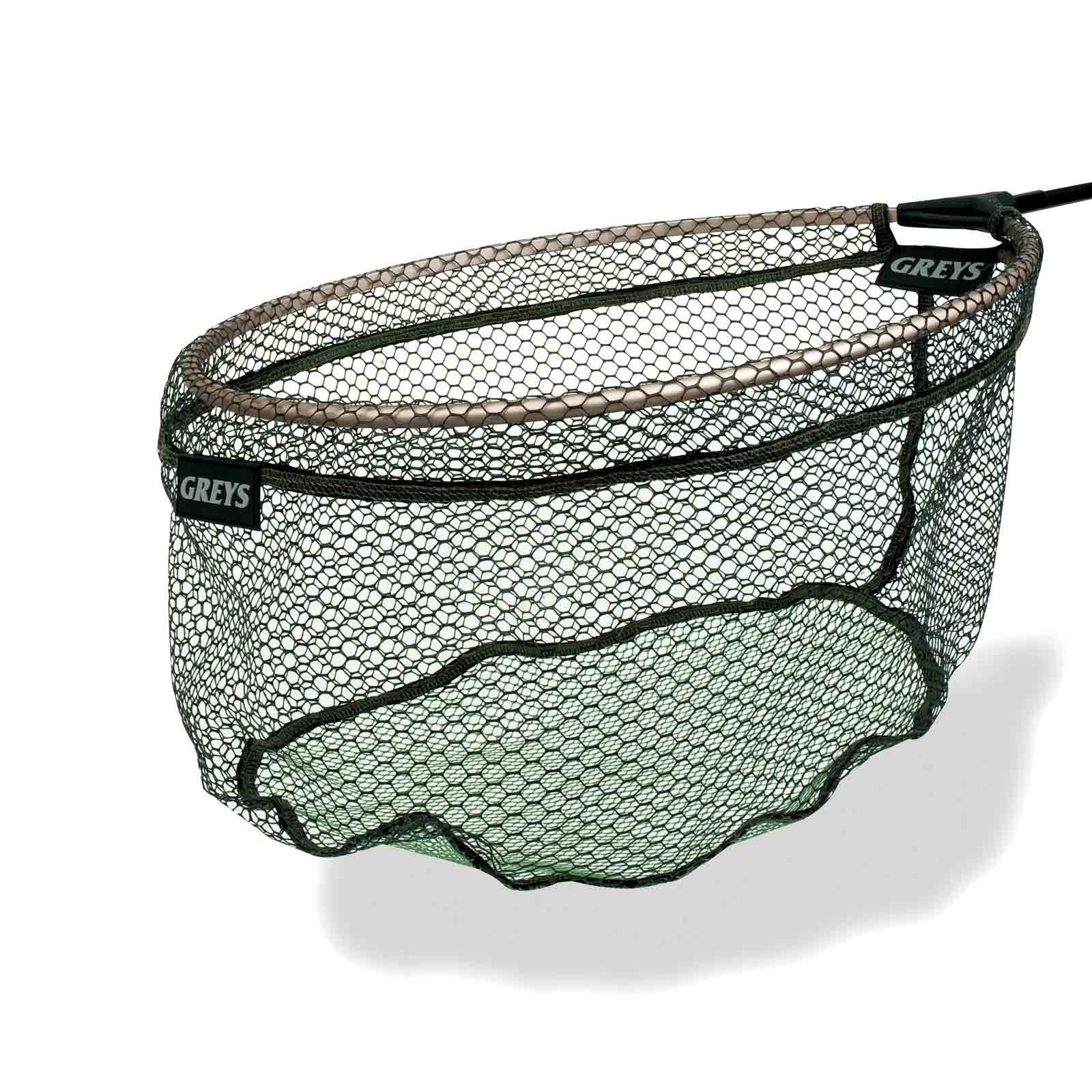 Greys Prodigy Rubber Spoon Nets Dual mesh 22in Rubber Spoon Dual mesh