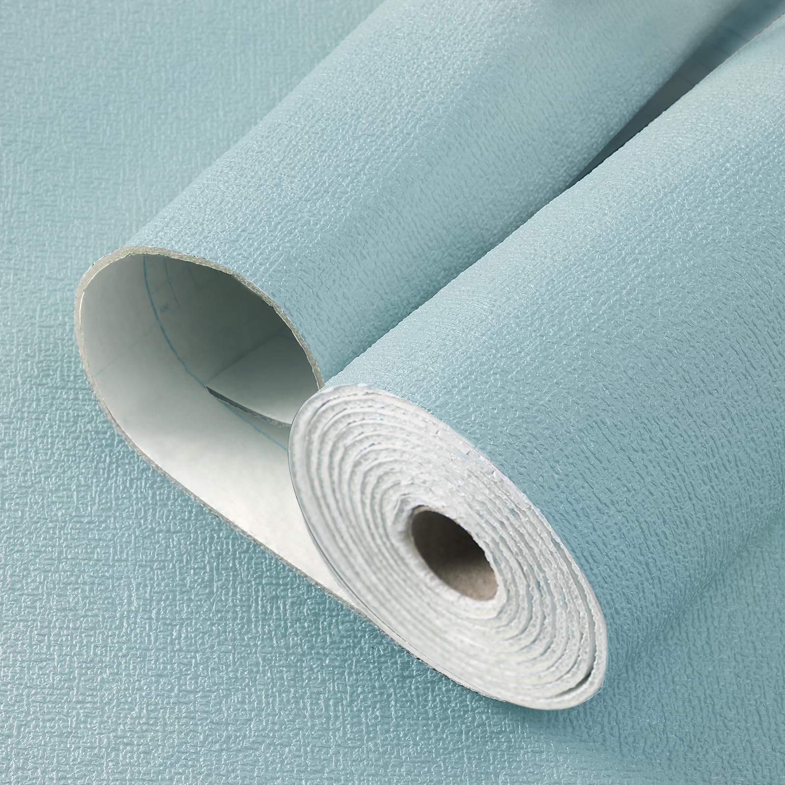 Anttyscar 3Roll Blue Thicken Self Adhesive Wallpaper Thermal Insulating Peel and Stick Wallpaper Waterproof Wall Panels Stick On Wall Covering Roll for Living Room, Removable Furniture Sticker — image 1