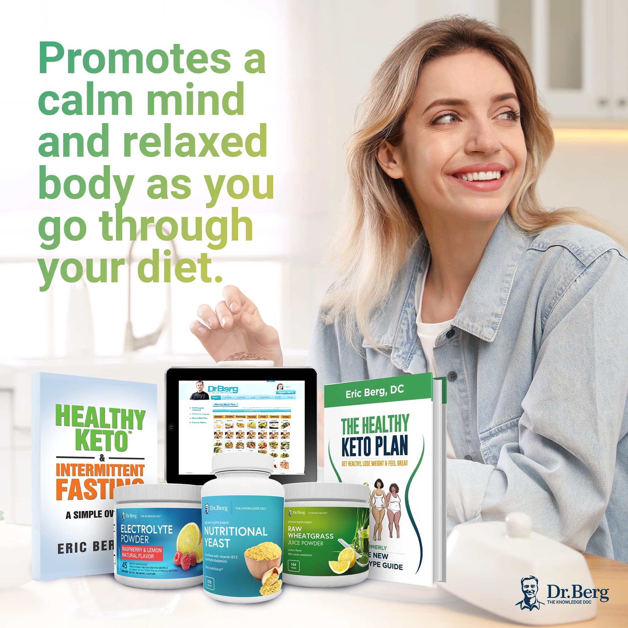 Dr. Berg’s Complete Keto Kit Healthy Ketogenic Diet Package Including Nutritional Supplements