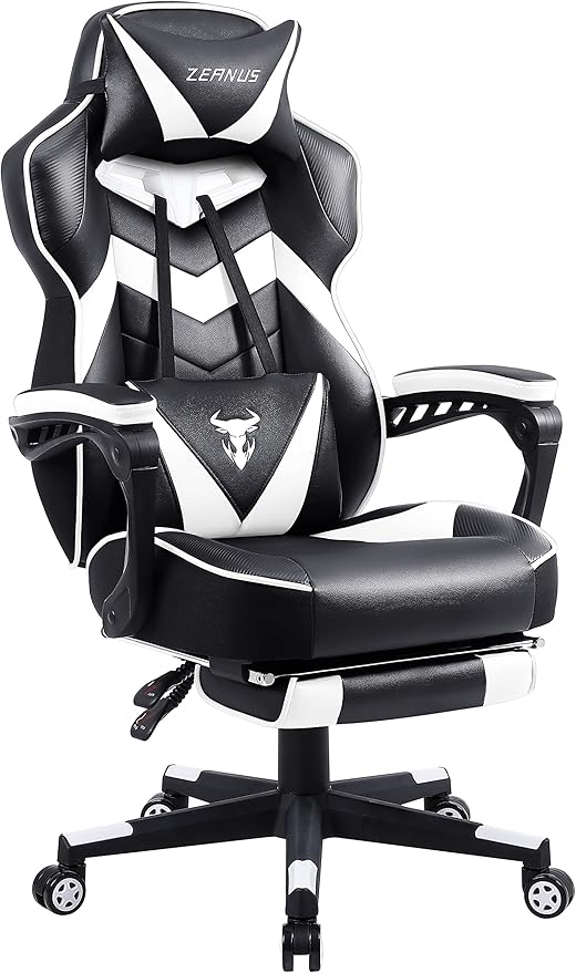White gaming desk chair Outlet