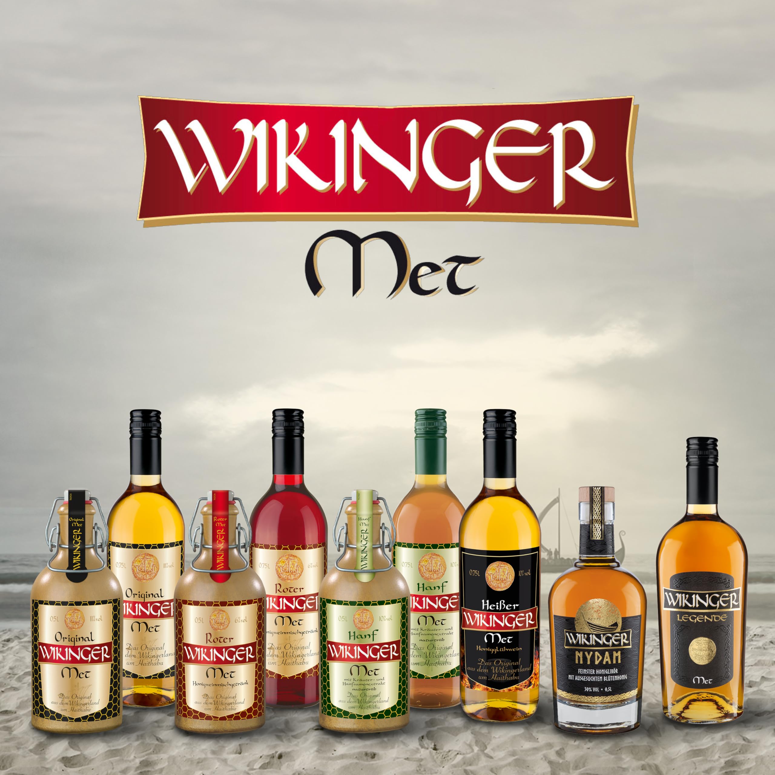 Original Wikinger Met | 1 x 10l im Kanister | Honigwein aus der historischen Ursprungsregion in Norddeutschland | fruchtig aromatisch | Das Originall