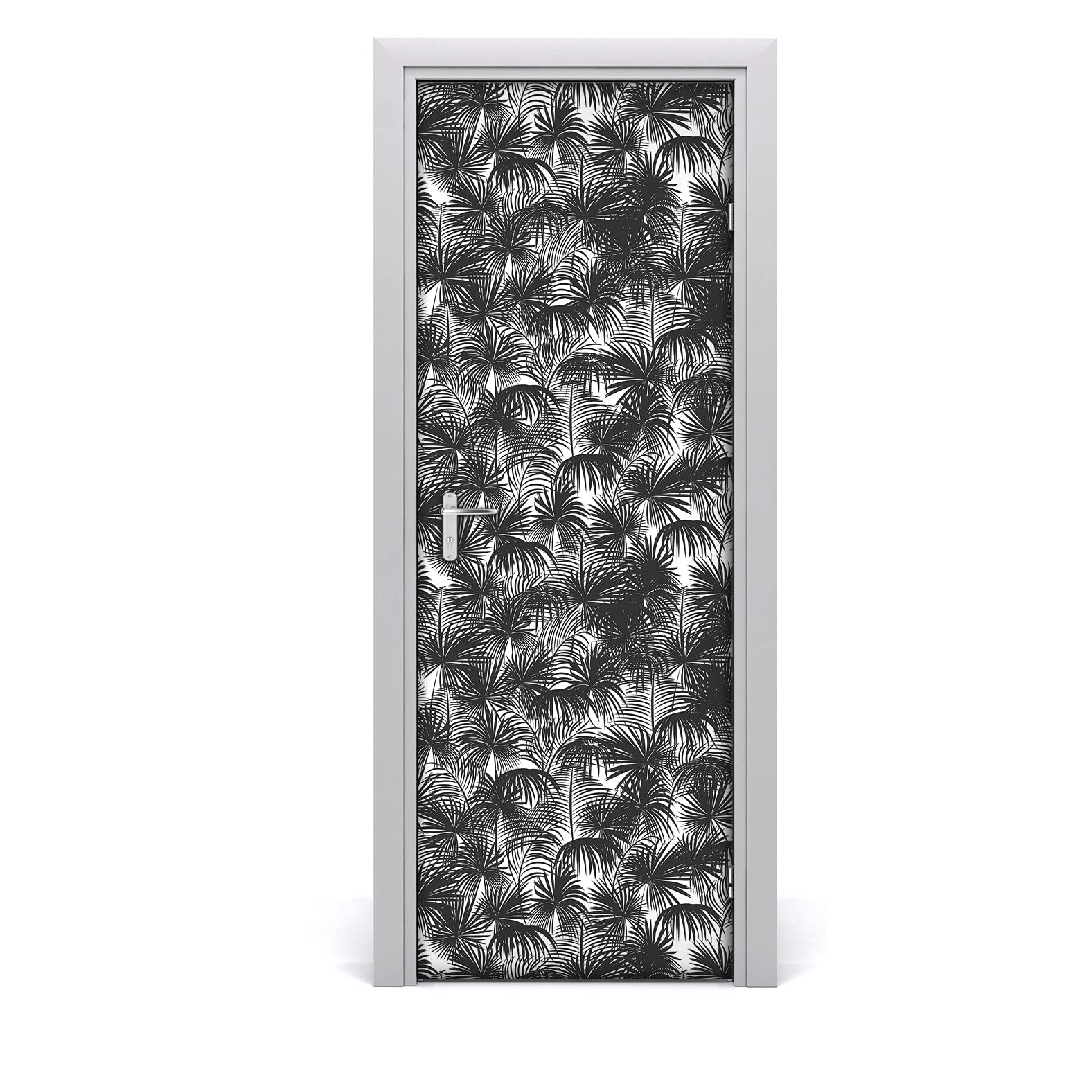 Autocollant de porte paumes étiquette étanche pour salon et cuisine