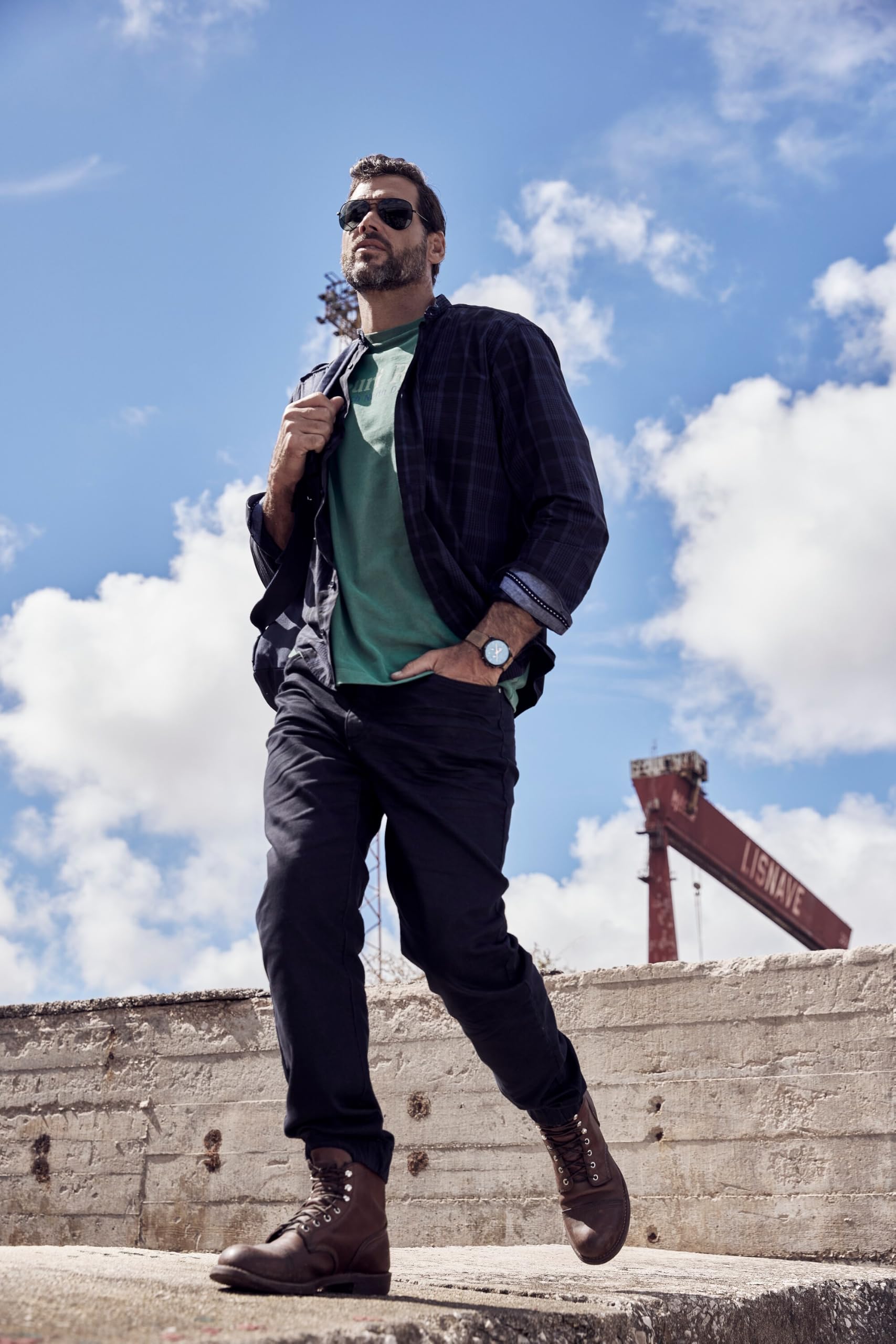 JP 1880 Herren große Größen Übergrößen Menswear L-8XL Schlupfhose, FLEXNAMIC®, Elastikbund 812960