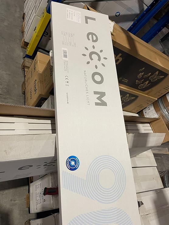 LECOM 2x LED Panel 120 x 30 Neutral White 4000 K CRI90 for Natural Colours [Energy Class E]