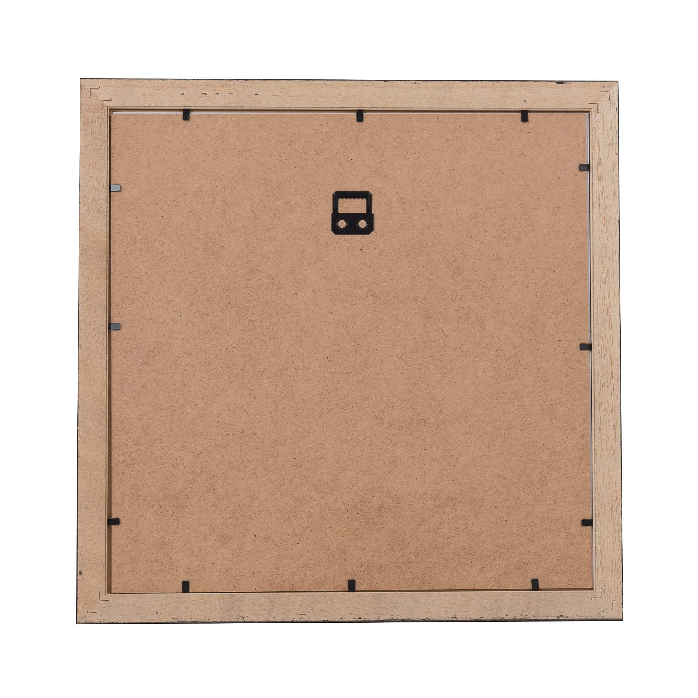 Buy Wall Space 12x12 Black Frame Black Square Photo Frame 12x12 inches Natural Wood Square