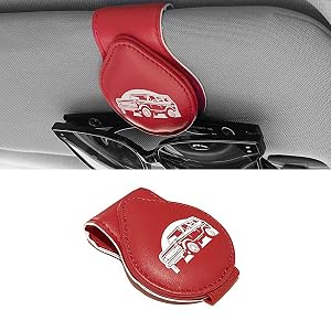 Car Sunglasses Holder Compatible with Bronco Sport Sun Visor Organizer Magnetic Sunglass Mount Eyeglasses Sunglasses Holders Personality Interior